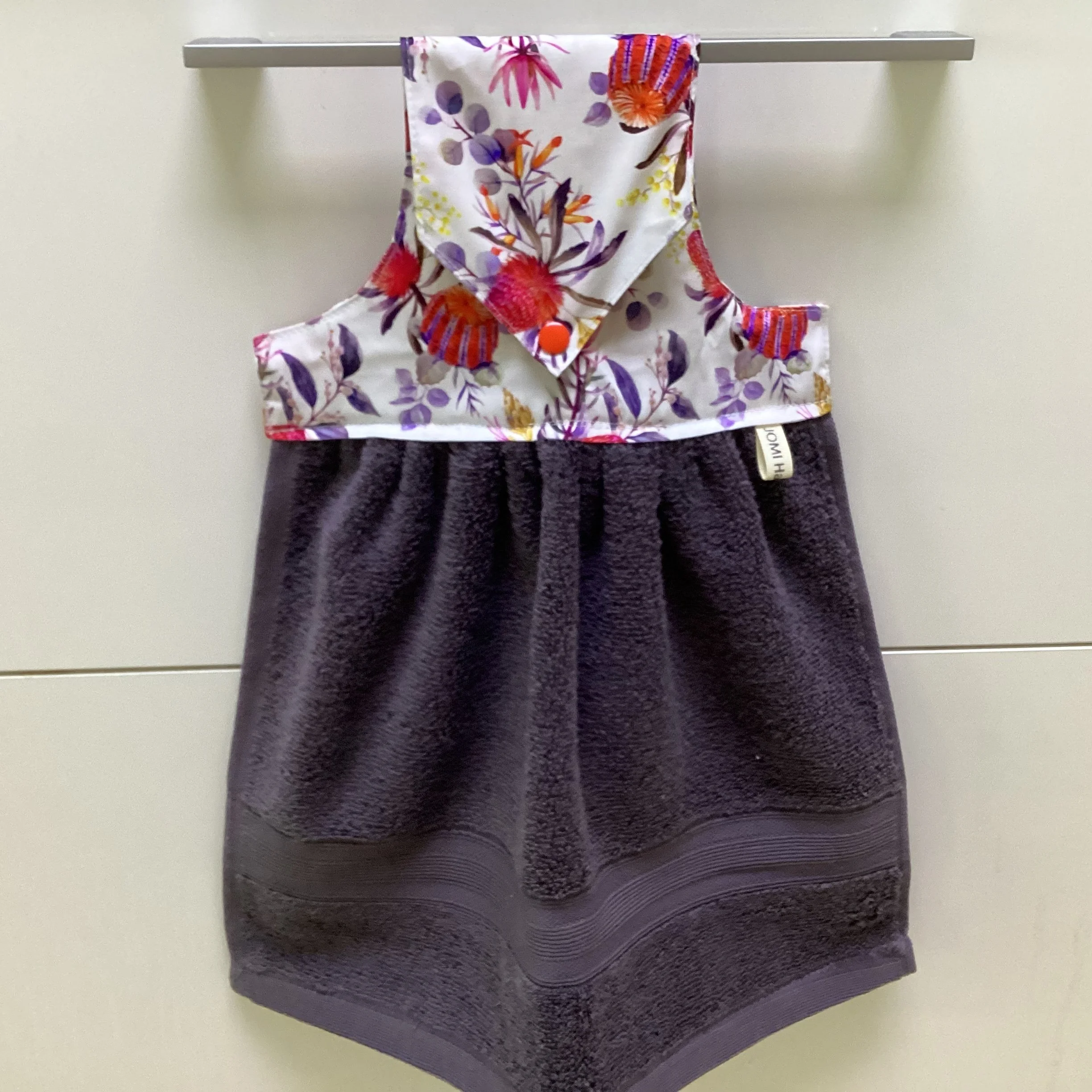 Dark Grey - Natives Hanging Hand Towel