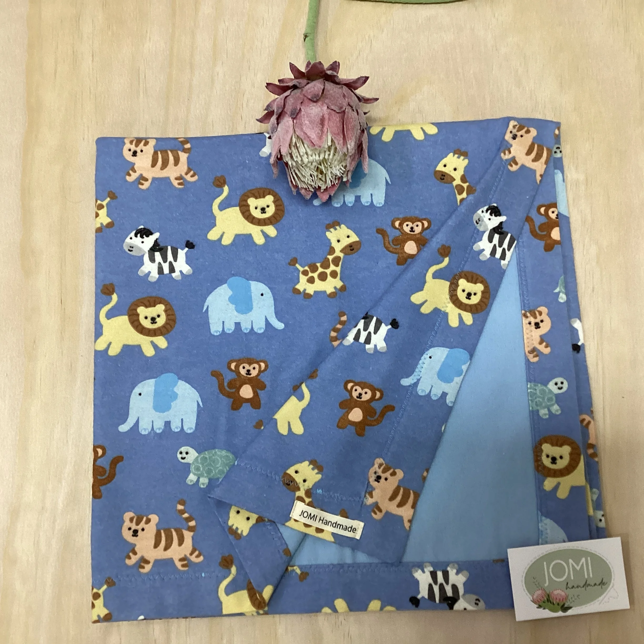Zoo Animals Baby Wrap / Blanket
