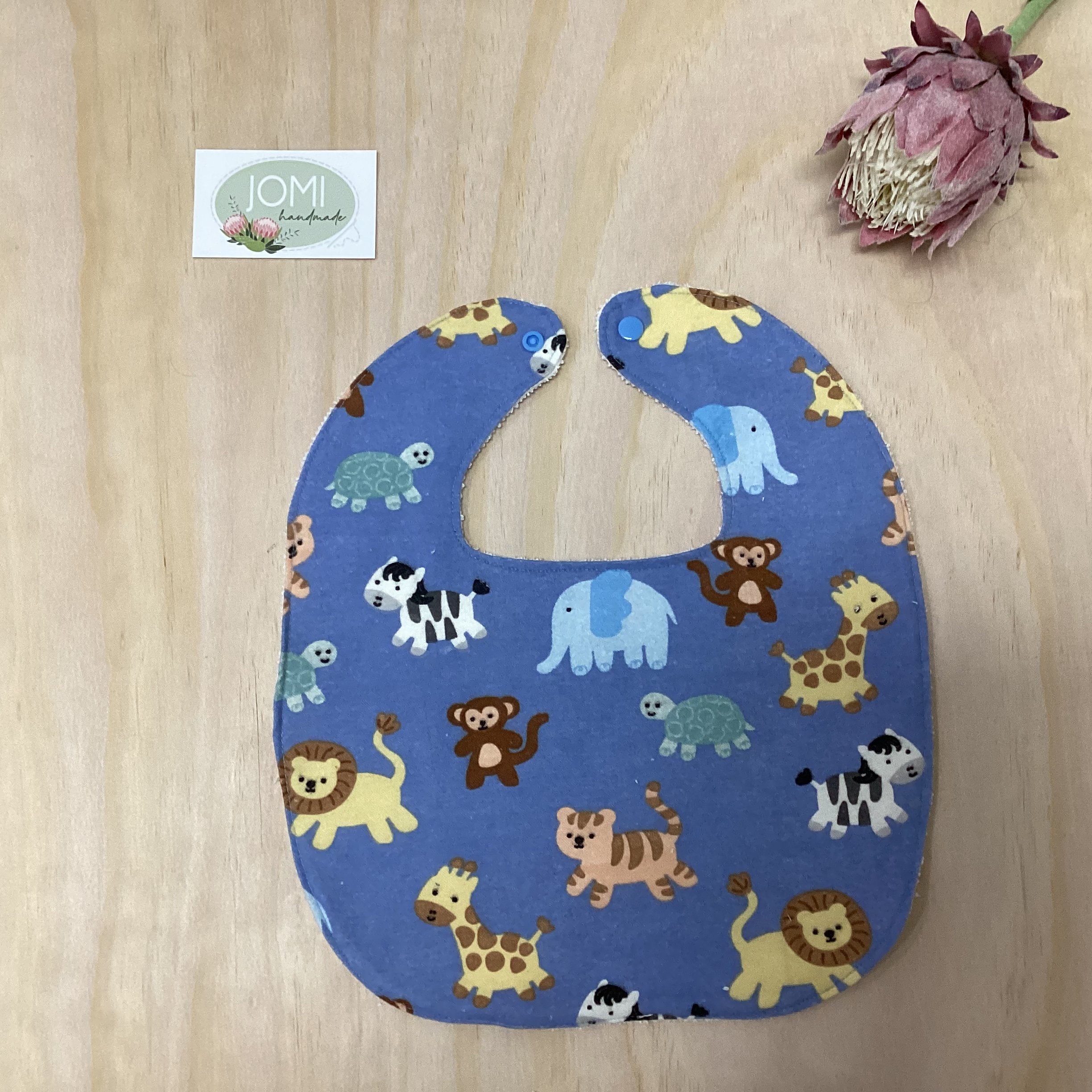 Zoo Animals Large Bib