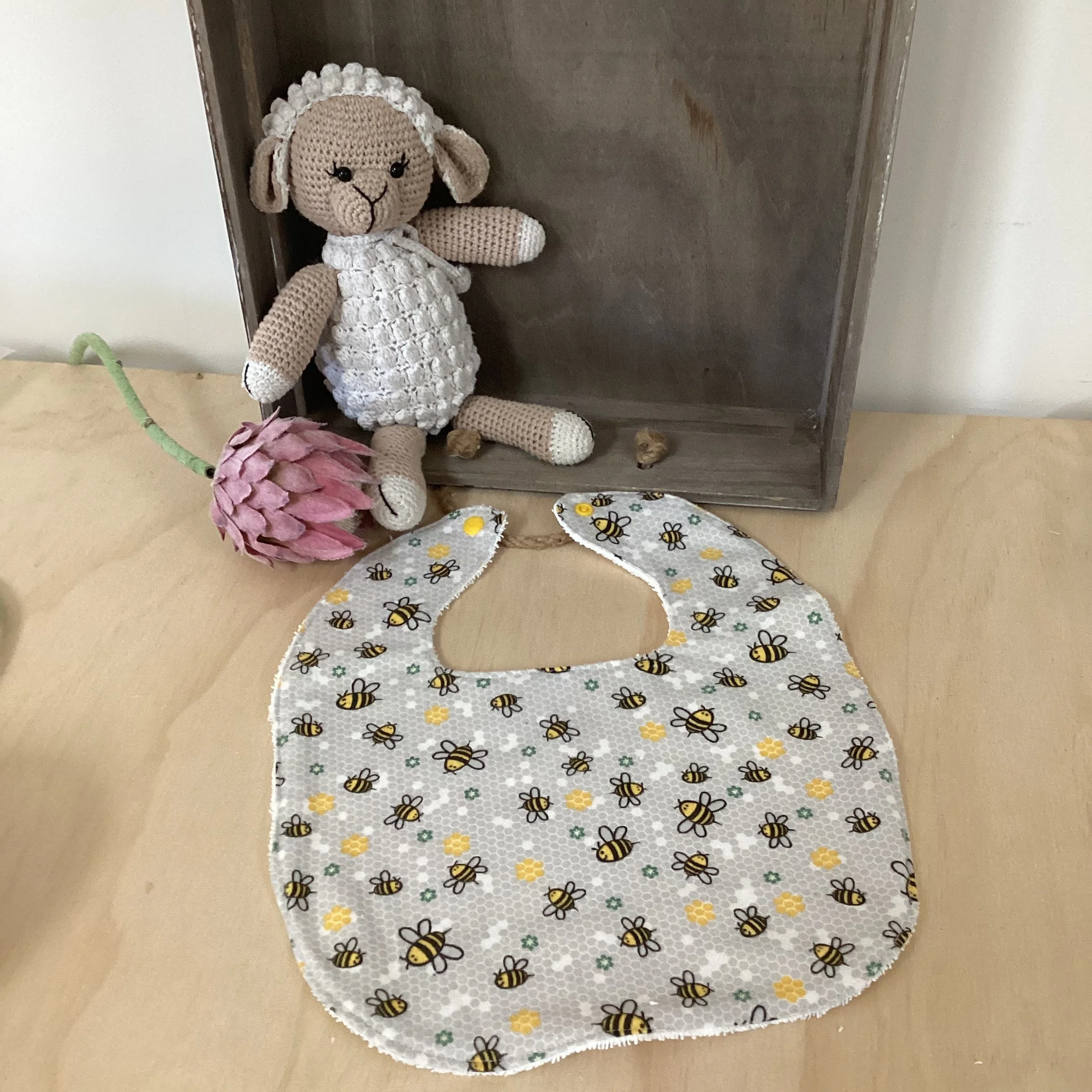 Bumble Bees Large Bib