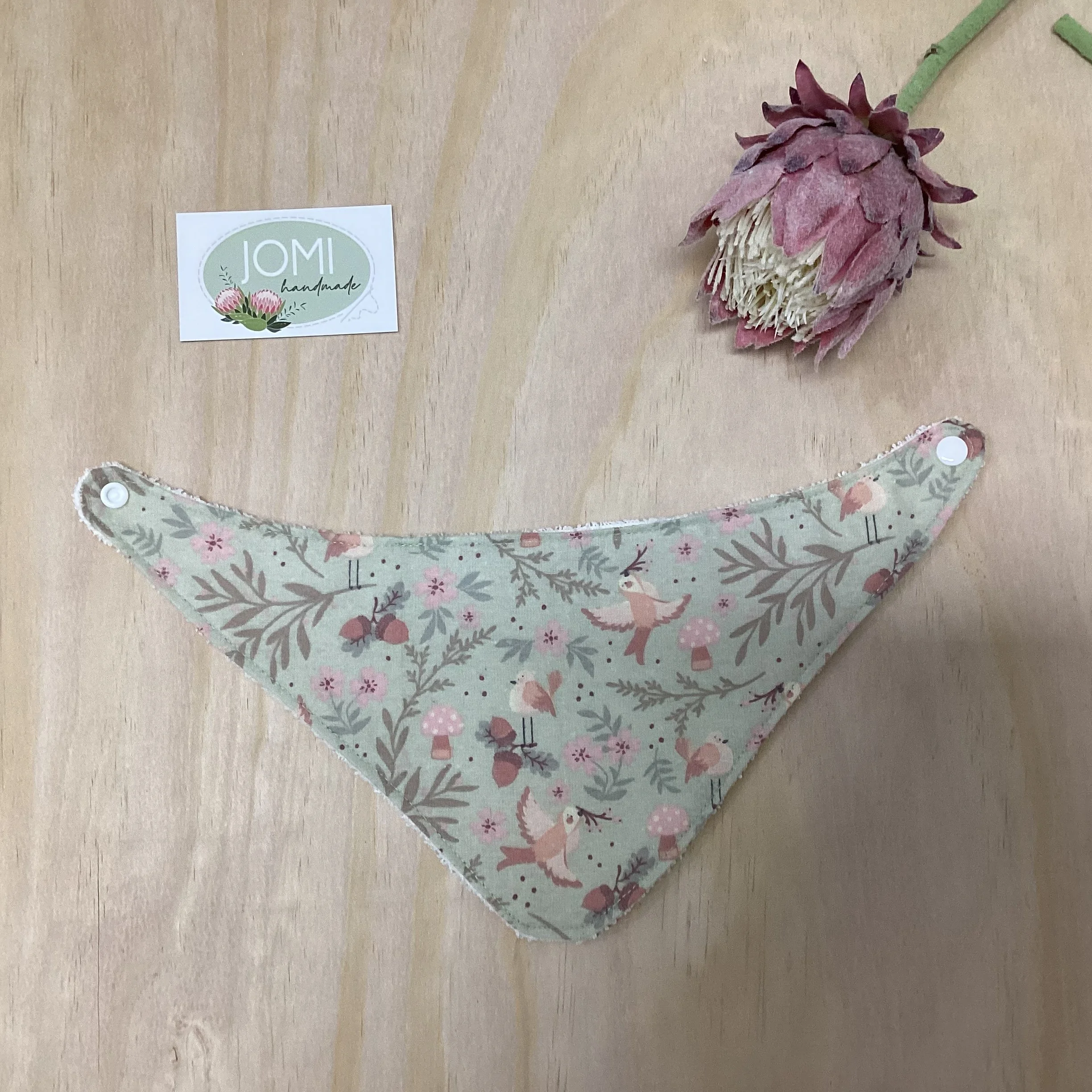 Pretty Birdie Bandana Bib