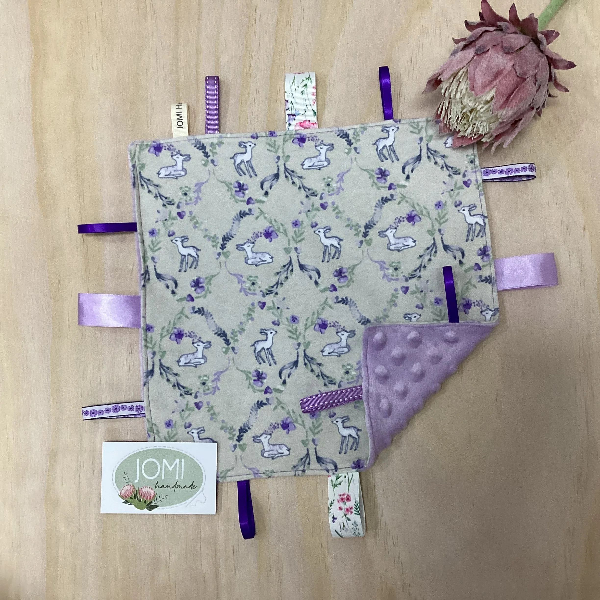 Mauve Deer Comforter/Sensory Blanket