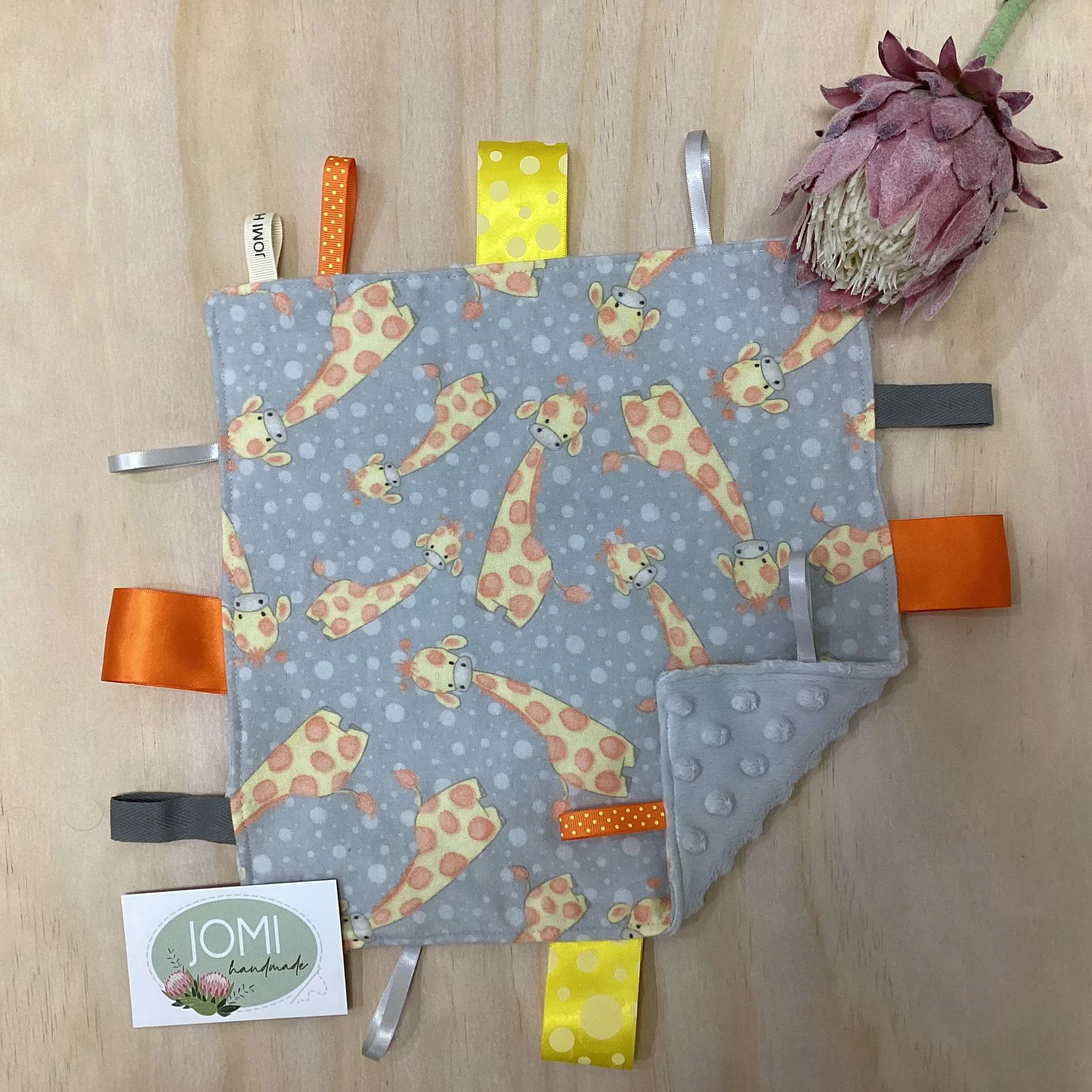 Giraffe Comforter/Sensory Blanket
