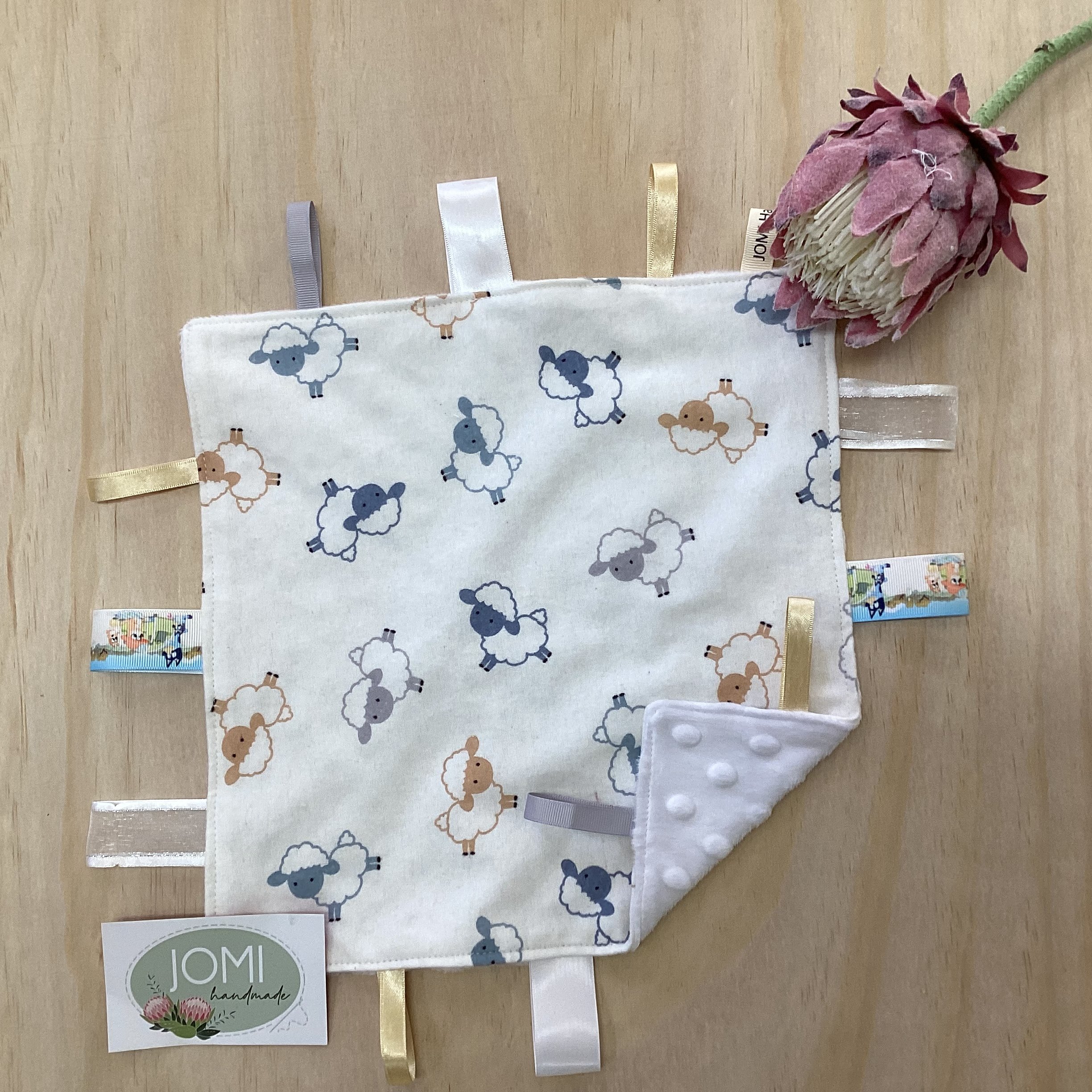 White Sheep Comforter/Sensory Blanket