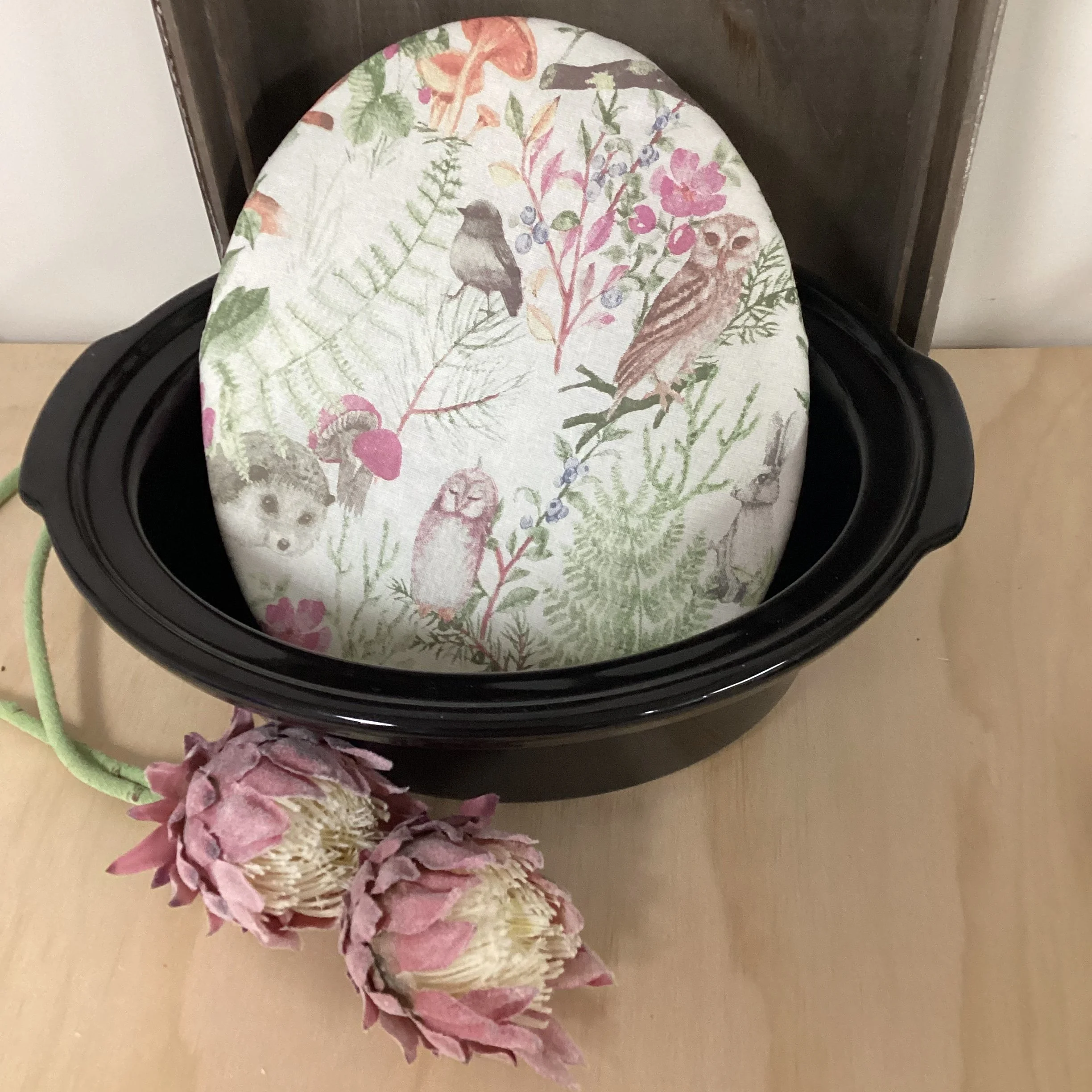 Forest Friends Slow Cooker Lid Cover