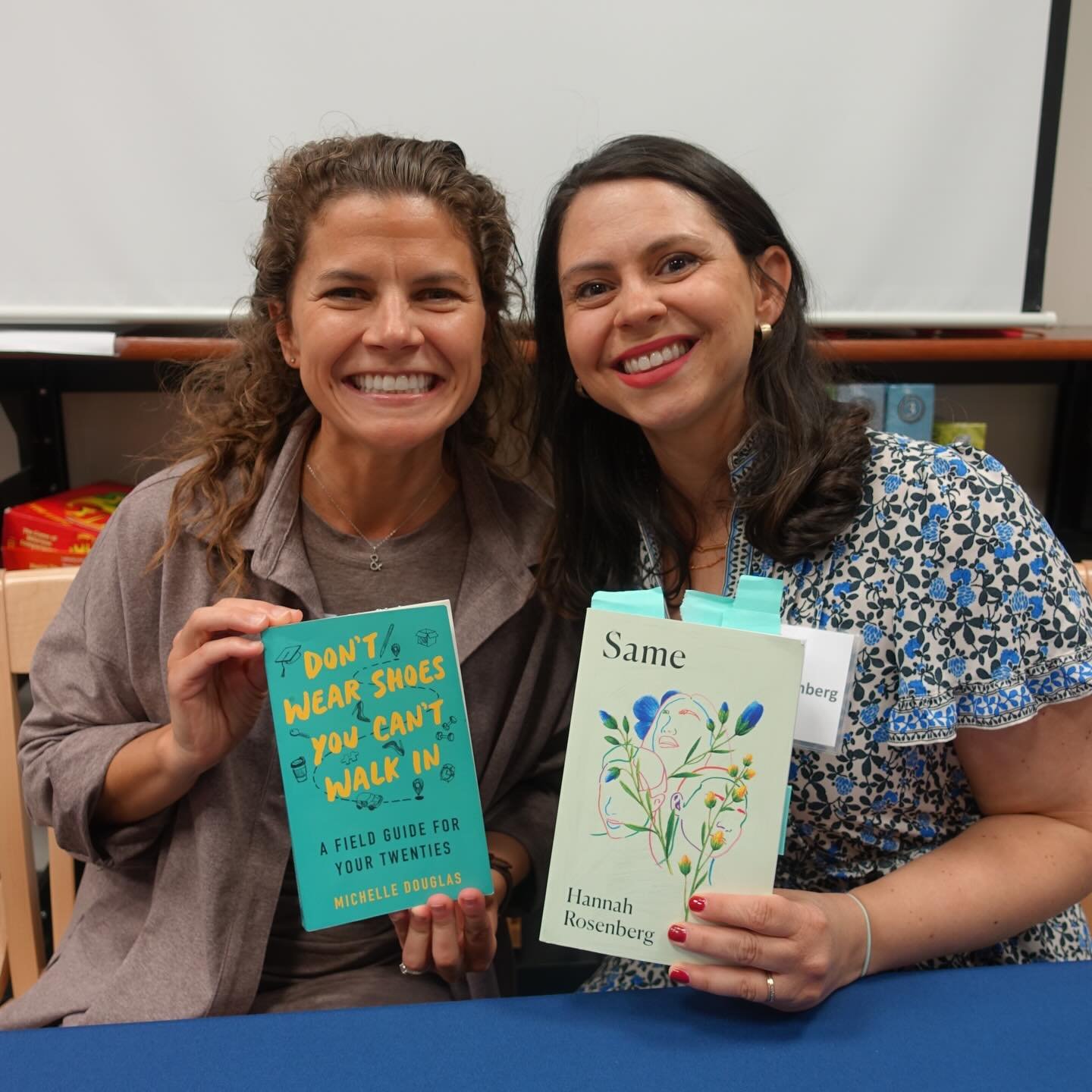Book people are the very best people!

First, a big thanks to the internet for bringing me and @hannahrowrites together. I hope this isn&rsquo;t the last time you see us in conversation! (Also a not so subtle promo that our books are the perfect Grad
