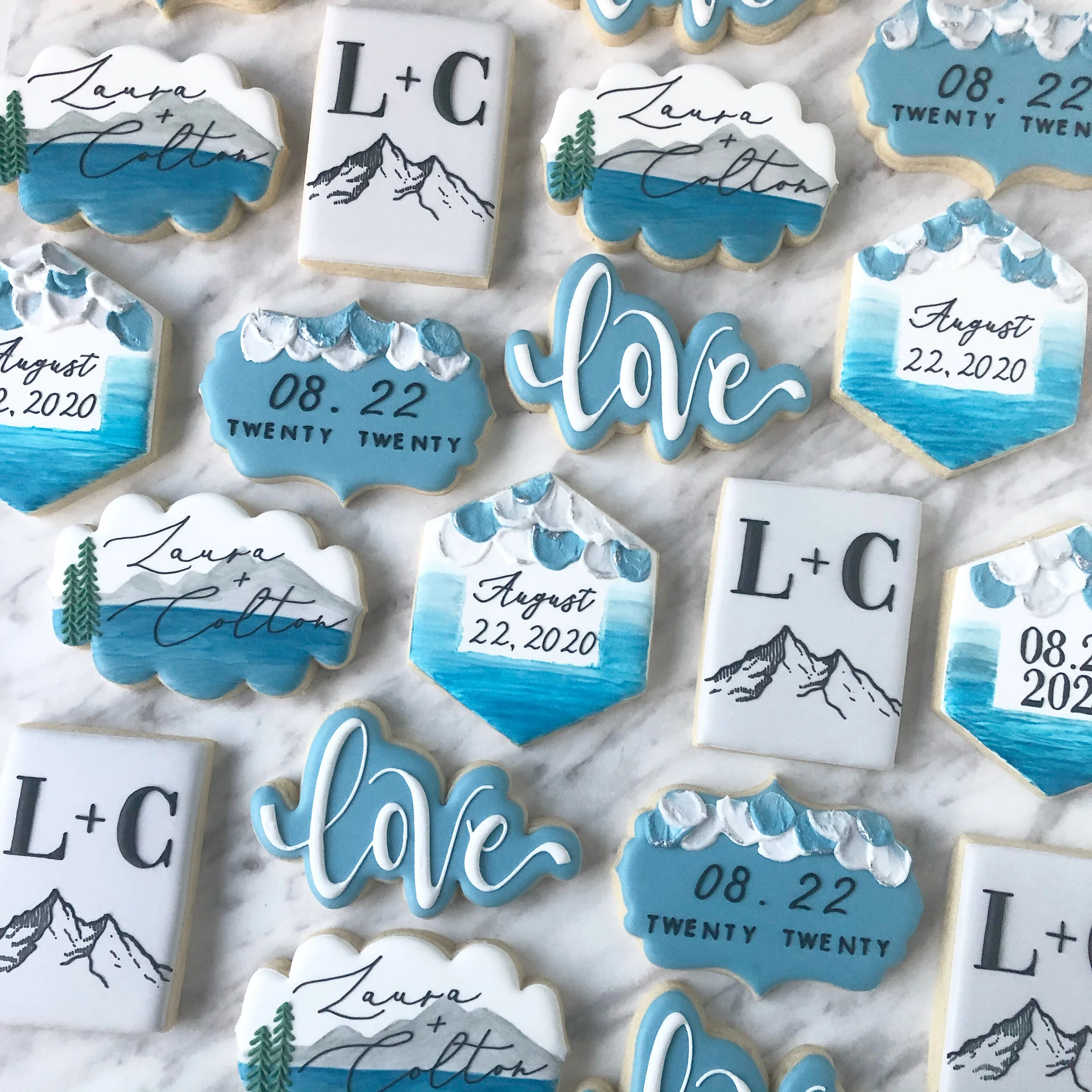 Custom Bridal Wedding Sugar Cookies Handmade In Dartmouth, Halifax, Nova Scotia