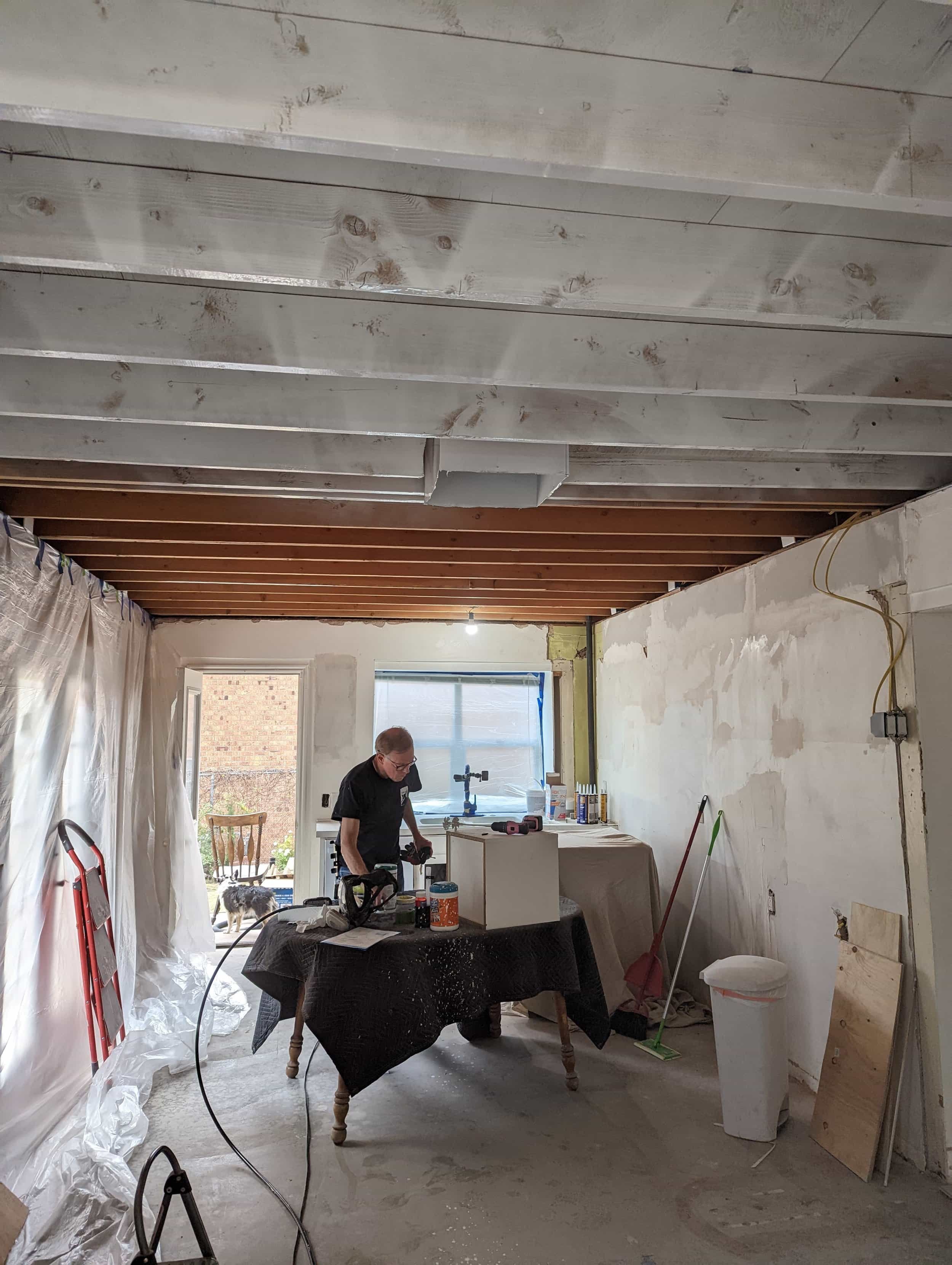 Our Exposed Beam Ceiling In Pioneer