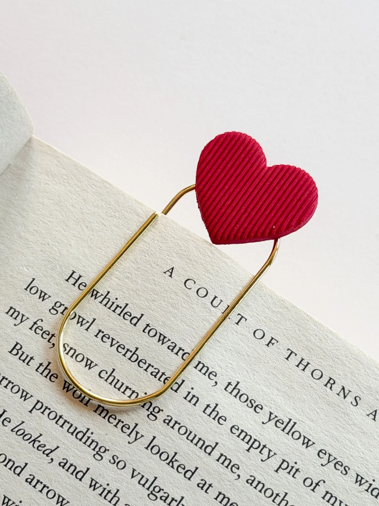 Two non-earring items coming to the website tonight!

✨New✨ Heart Bookmarks for all my book girlies,

&amp;

Hendrik&rsquo;s Hearts are back! These sweet magnets made by my little guy are perfect for holding all your precious cards and love notes on 