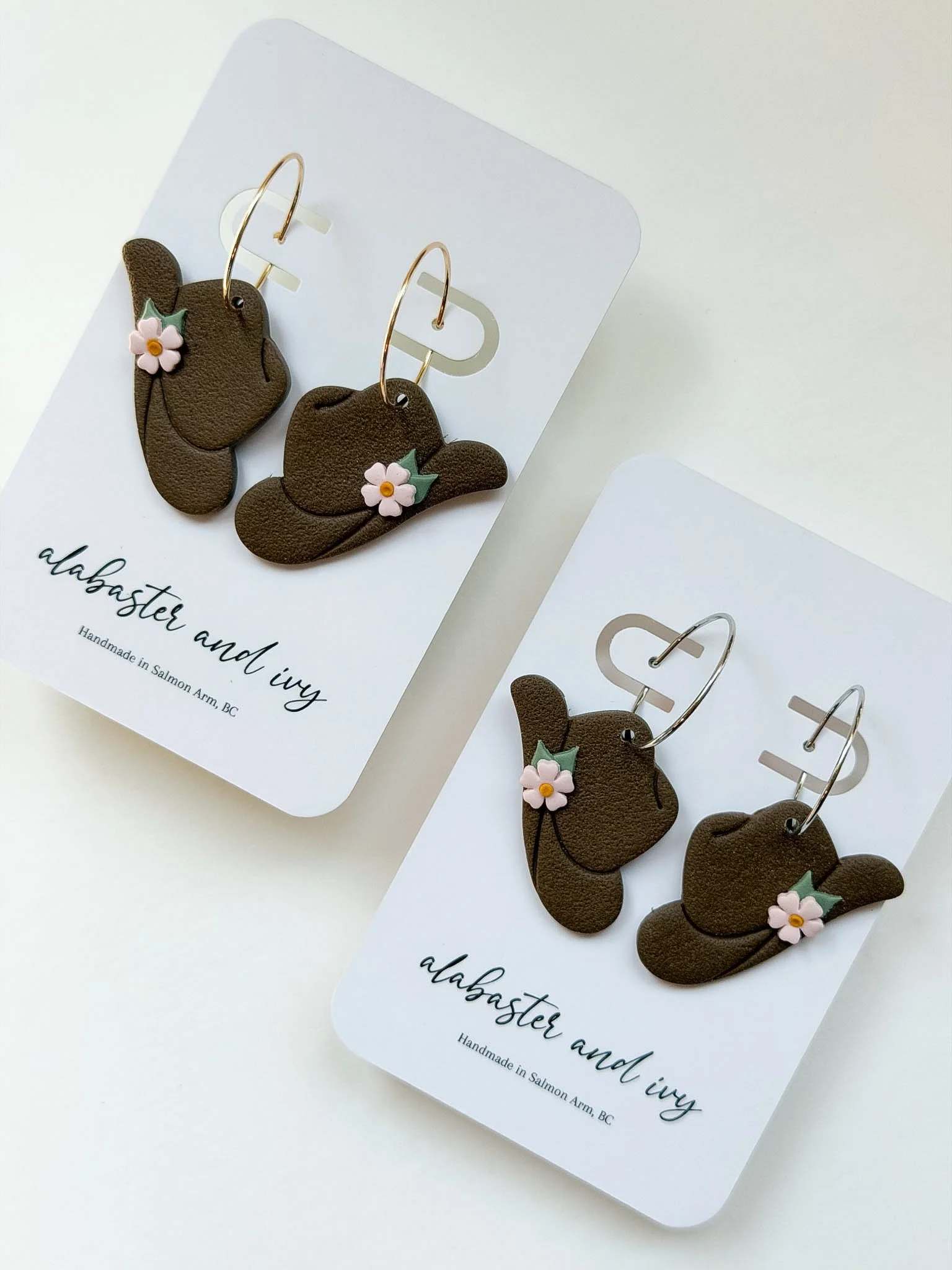 Cowgirl Hat Hoops