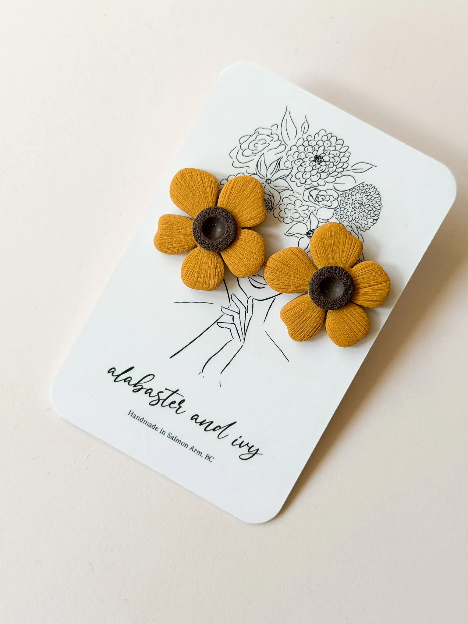 Mustard Daisy Studs.jpg