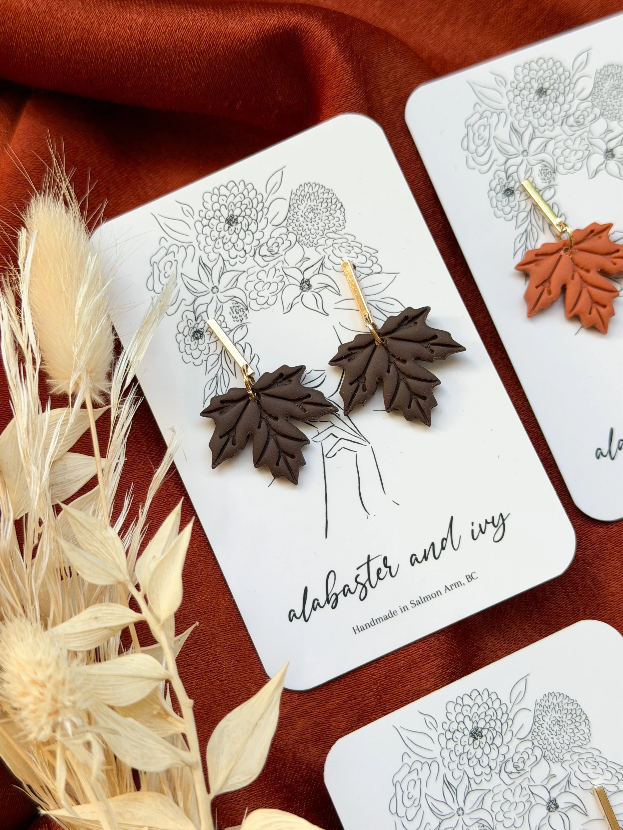 Chocolate Brown Maple Leaf.JPG