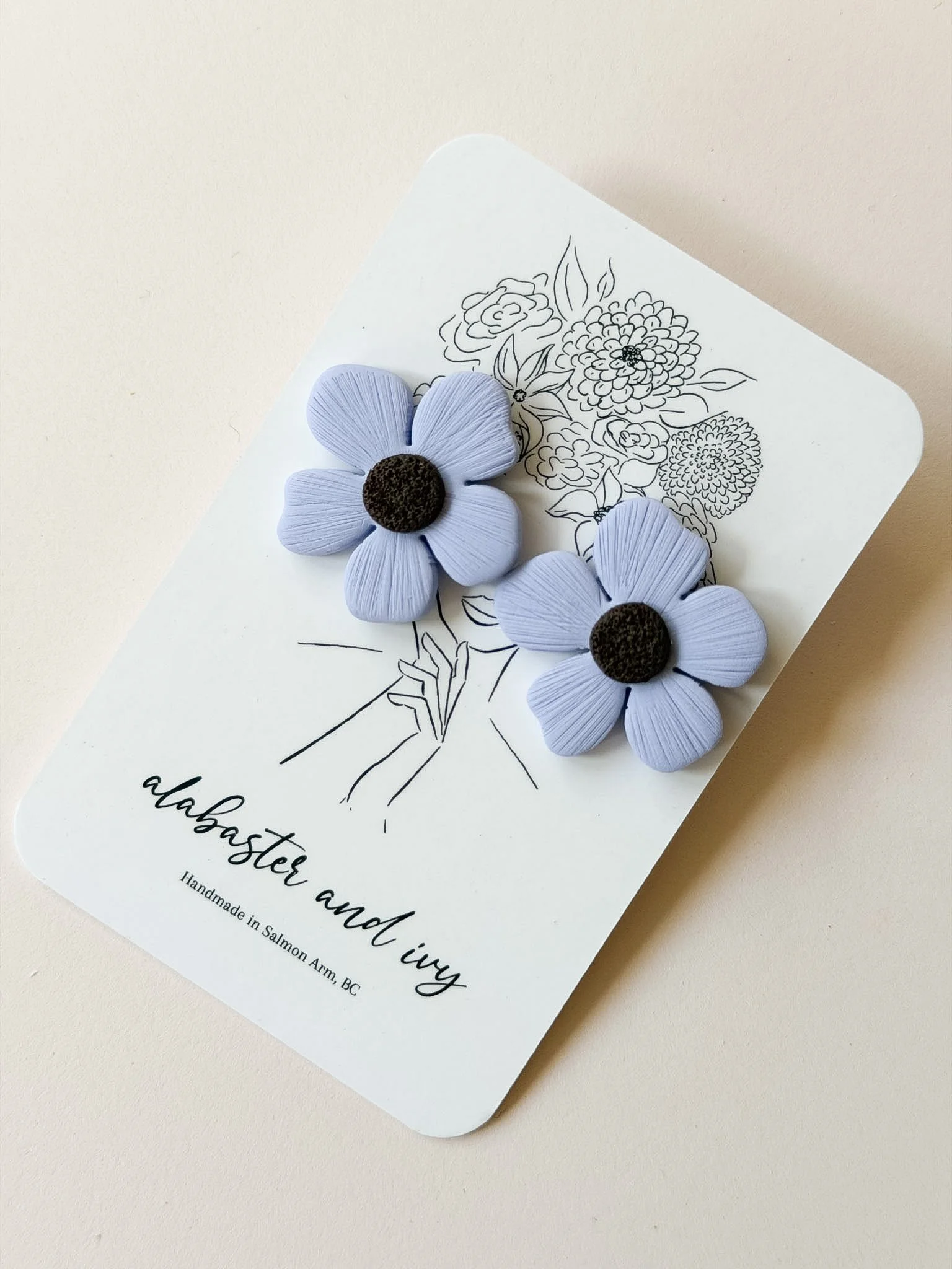 Periwinkle Daisy Studs.jpg