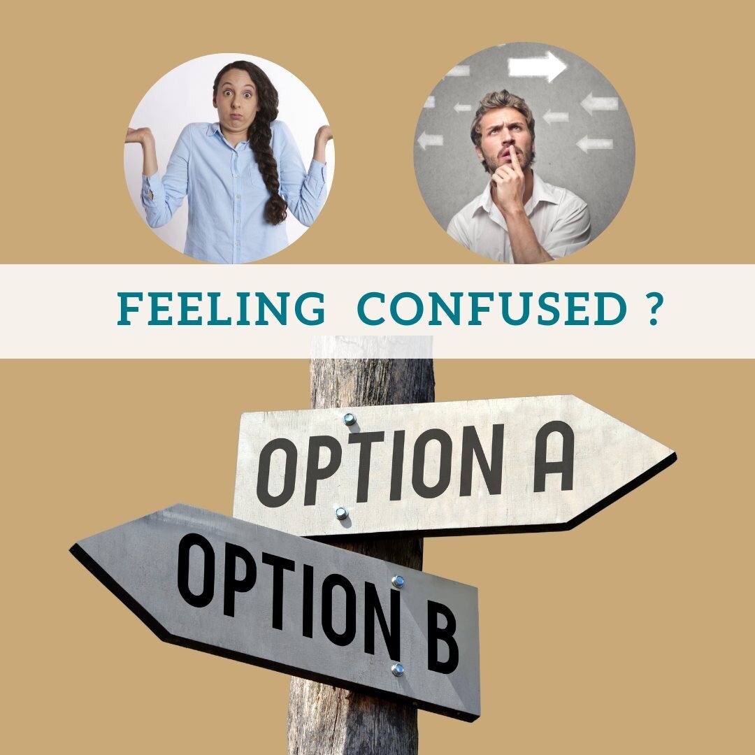 DO YOU FIND IT HARD TO MAKE AN IMPORTANT DECISION? 

We can have difficulties with making choices or making decisions for a number of reasons. 

We are normally wanting to make sure we make the right decision and get it right when we feel confused wi