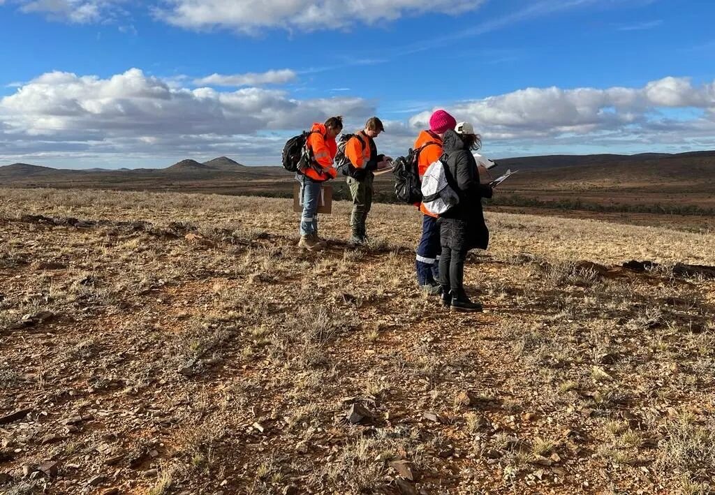 Third-year students are just back from their third year mapping trip to Broken Hill (GEOL314 Geological Field Mapping). This is a primarily field-based unit with ten days spent in the field getting to grips with some tough, complex geology. This is o