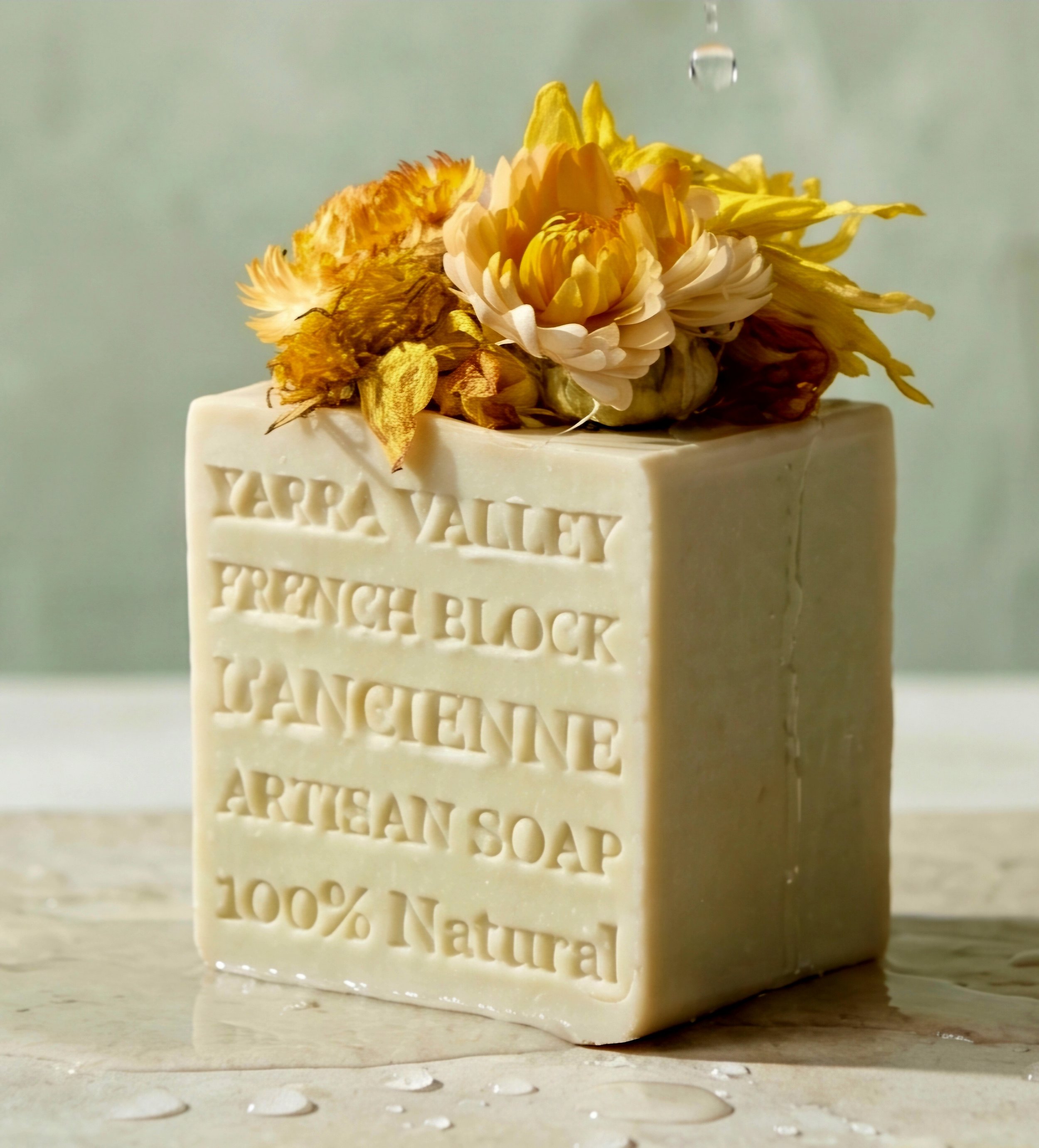 Lemongrass & Lime Essential Oil French Block 400g