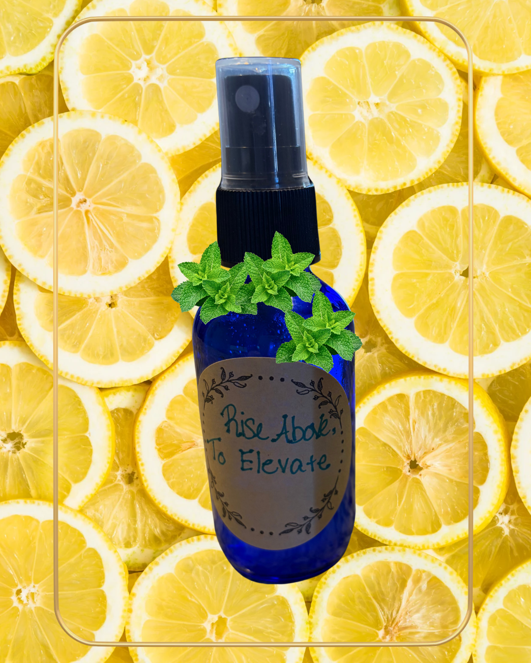 Rise Above, To Elevate, Essential Oil Signature Blend Spray Bottle