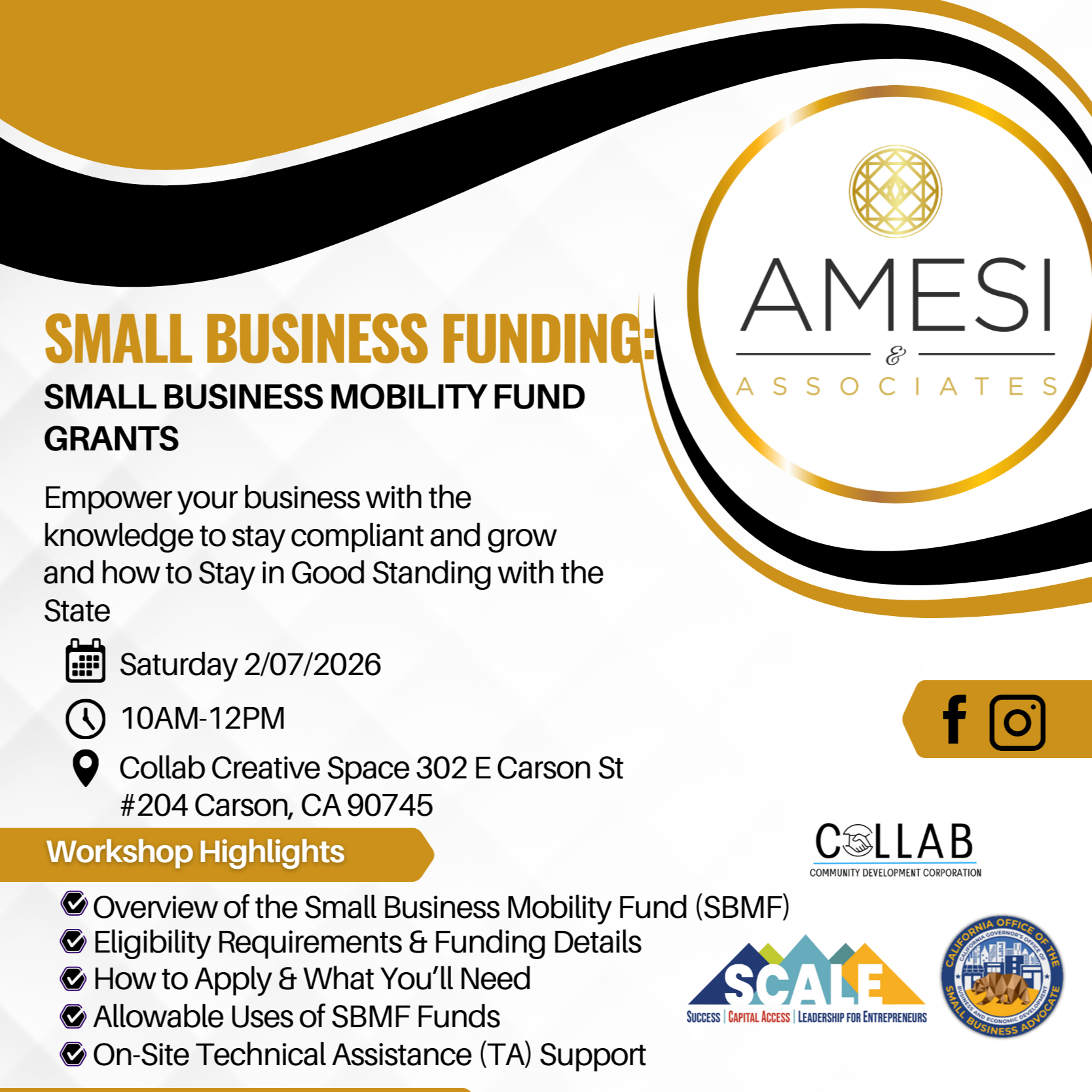 Small Business Mobility Grant Fund Workshop