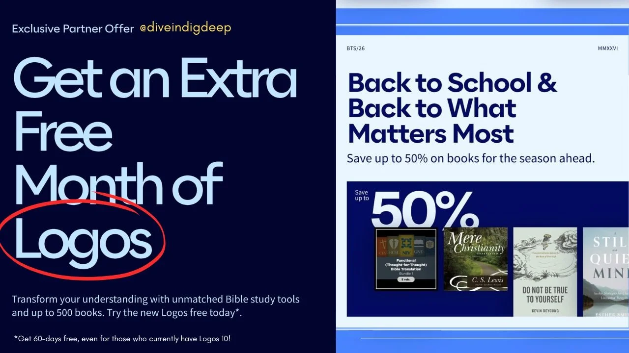 Logos Partner Offers: Back to School Sale