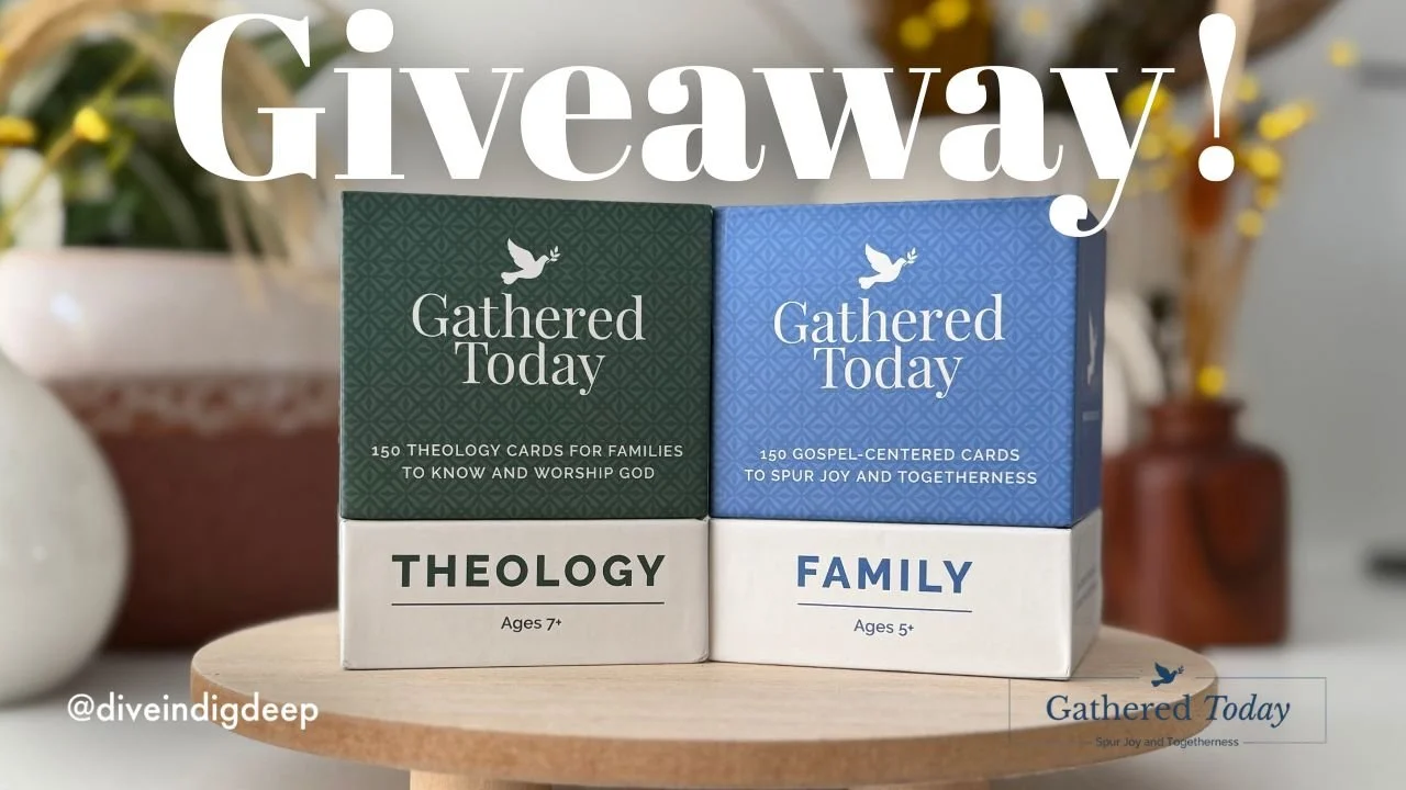Giveaway! Gathered Today Theology and Family Discussion Cards