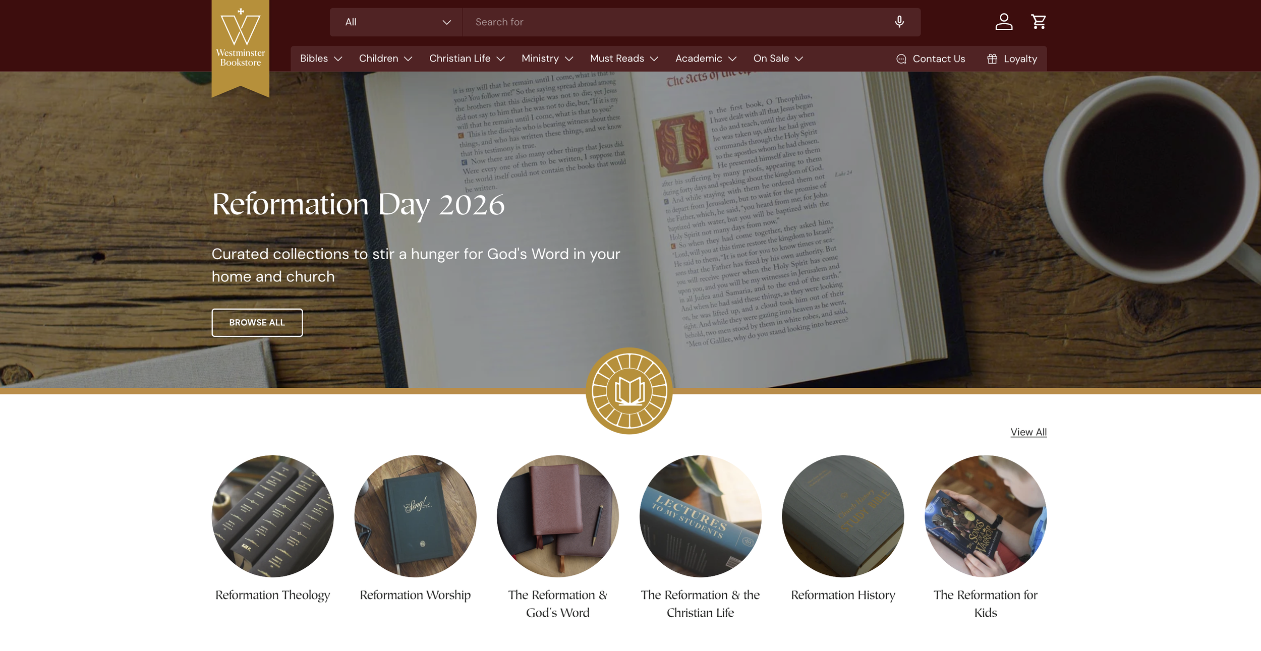 WTS Partner Offer: Reformation Day Sale