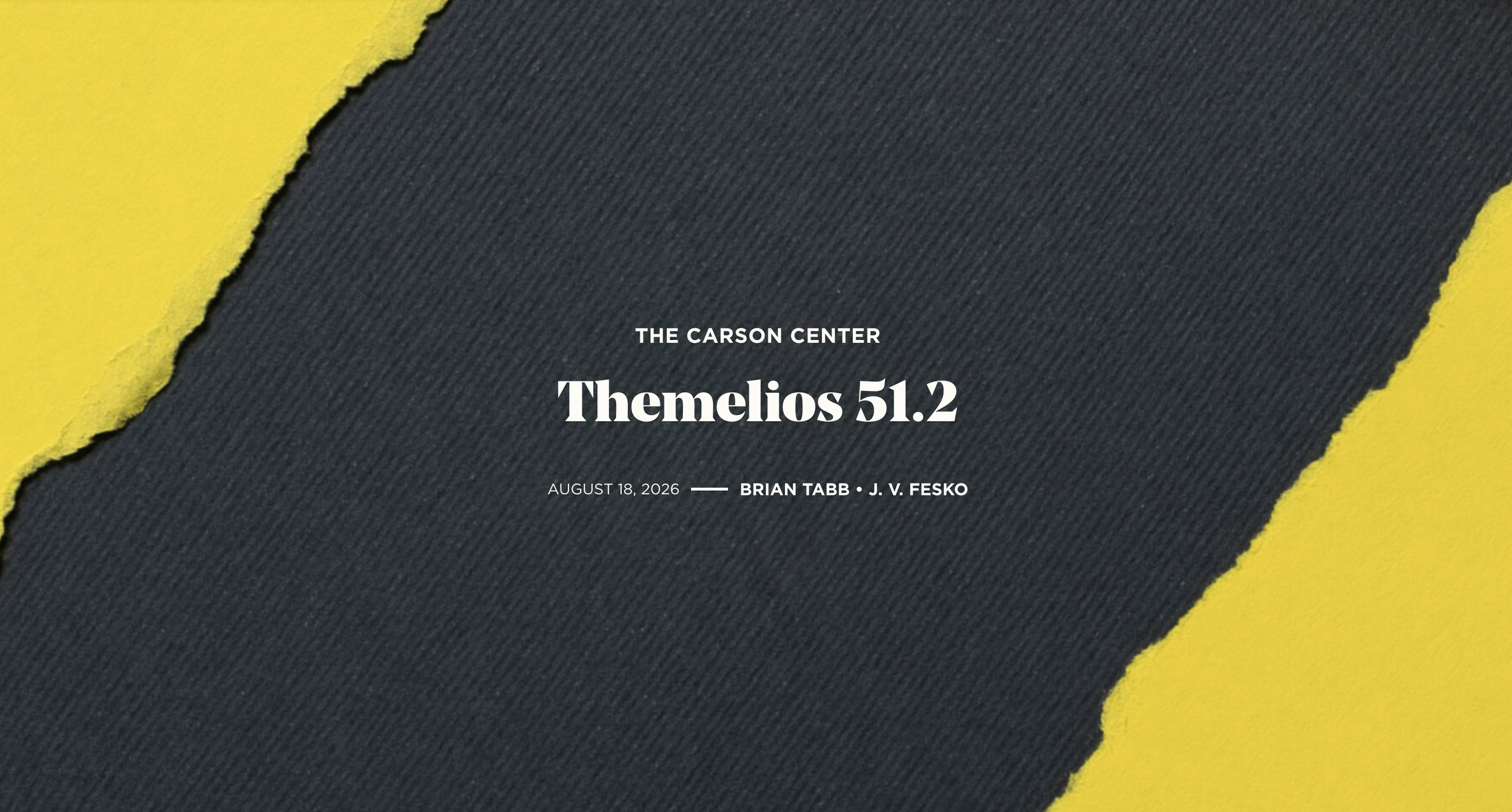 Themelios by TGC
