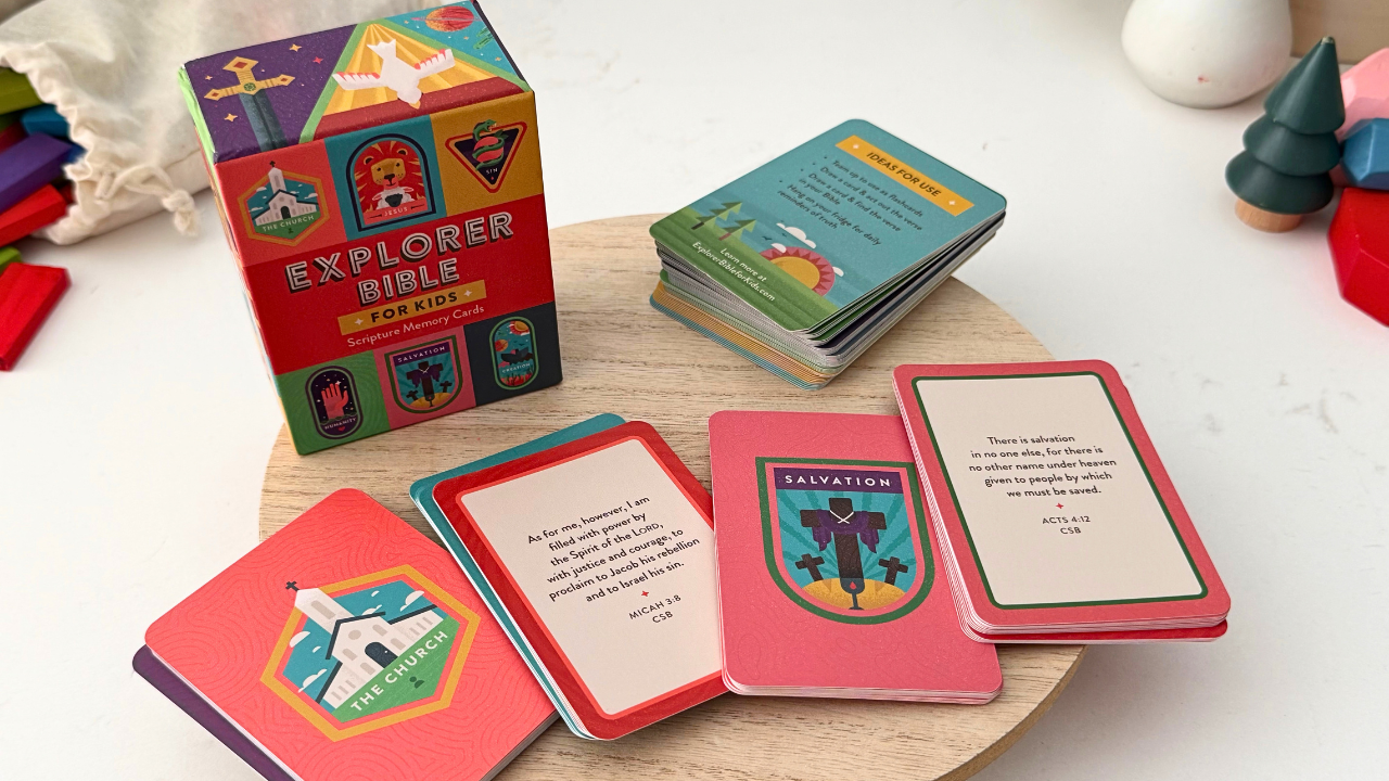 CSB Explorer Bible for Kids Scripture Memory Cards