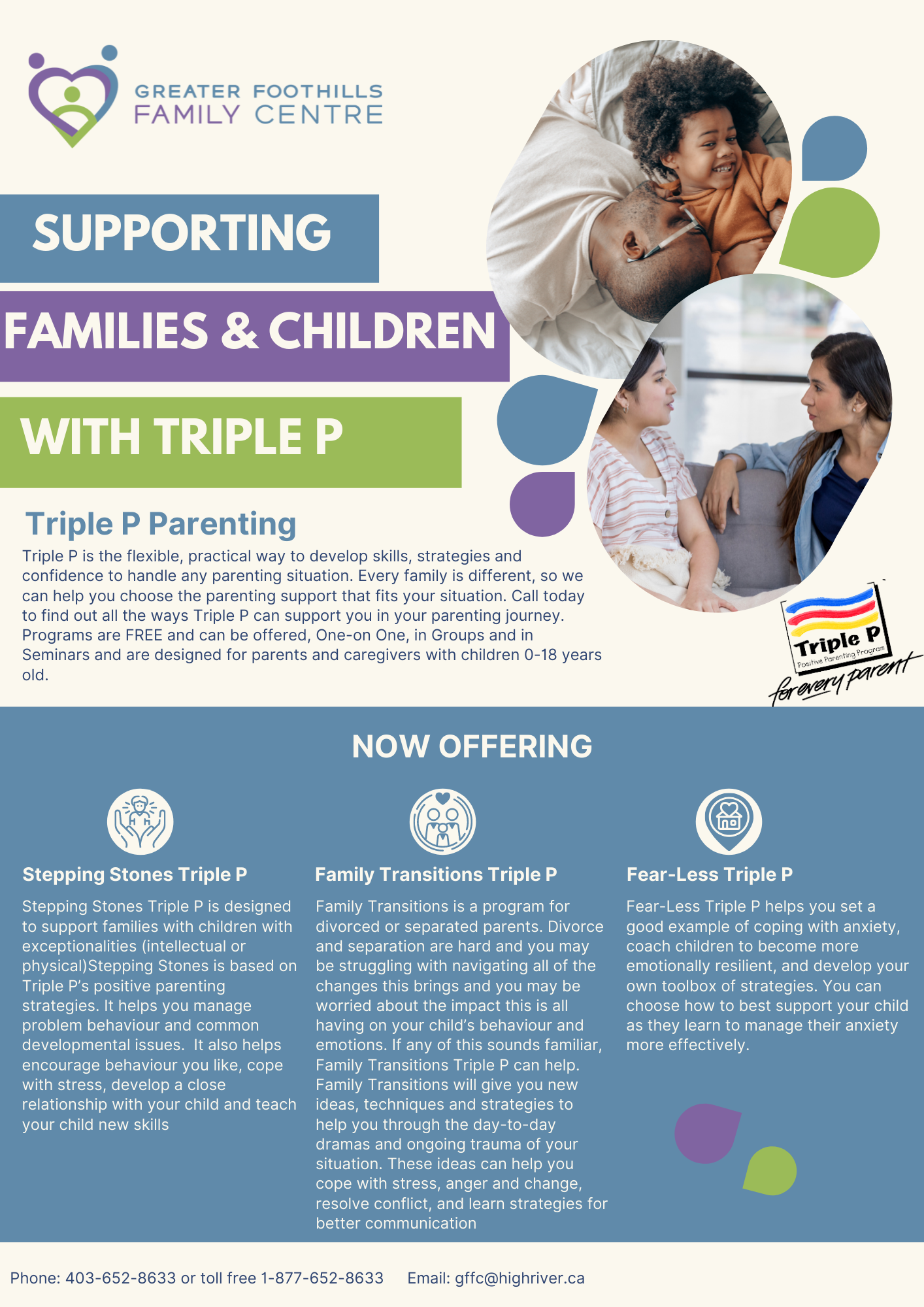 Triple P Course PROGRAMS — Greater Foothills Family Centre