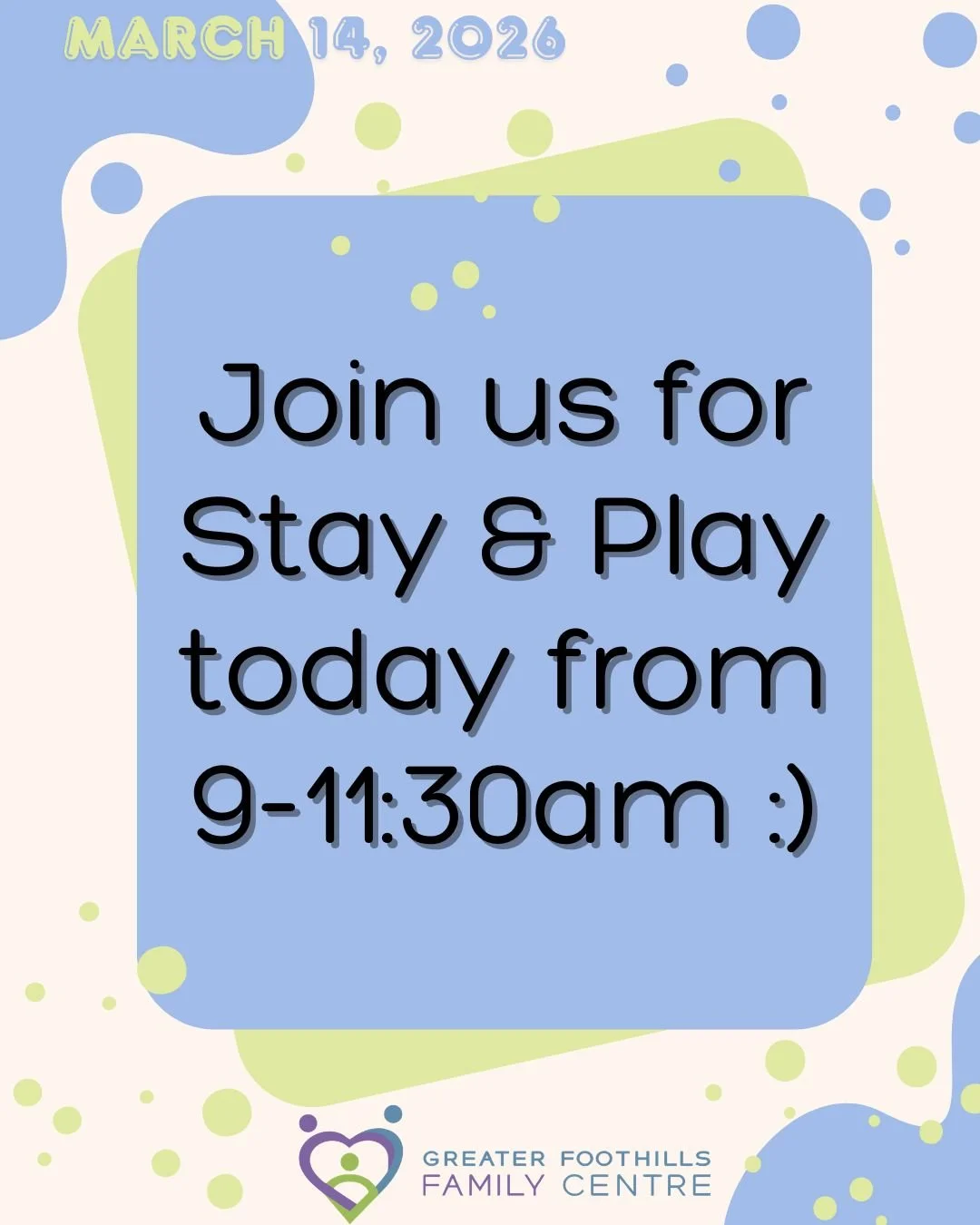 April registration is open!! Scan the QR code on our program guide or visit www.greaterfoothillsfamilycentre.ca to register :)