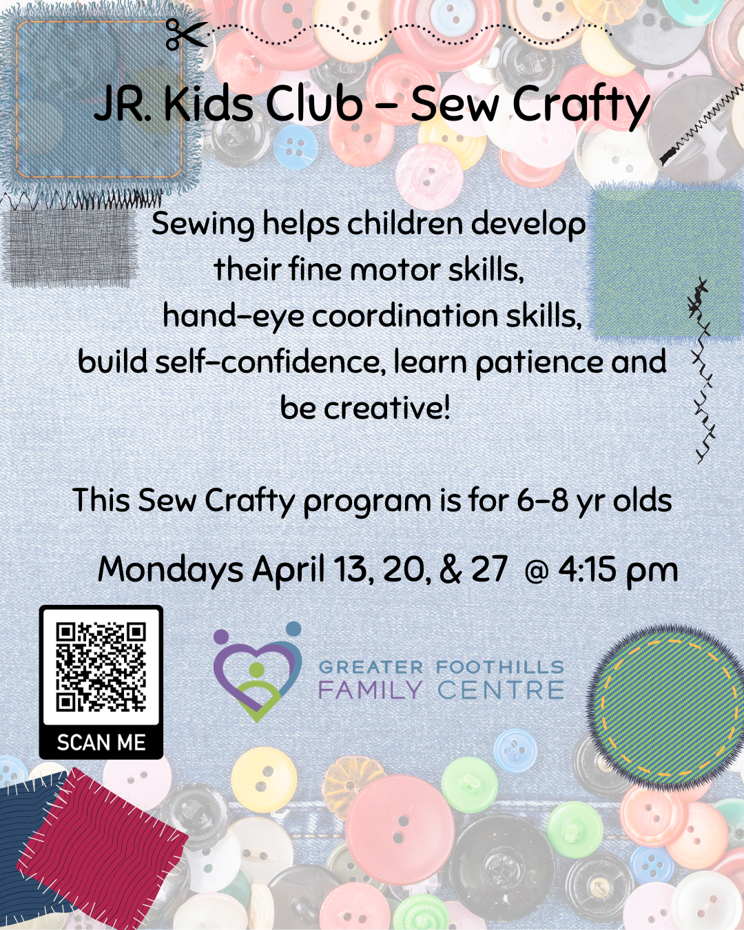 Jr Kids Club- Sew Crafty