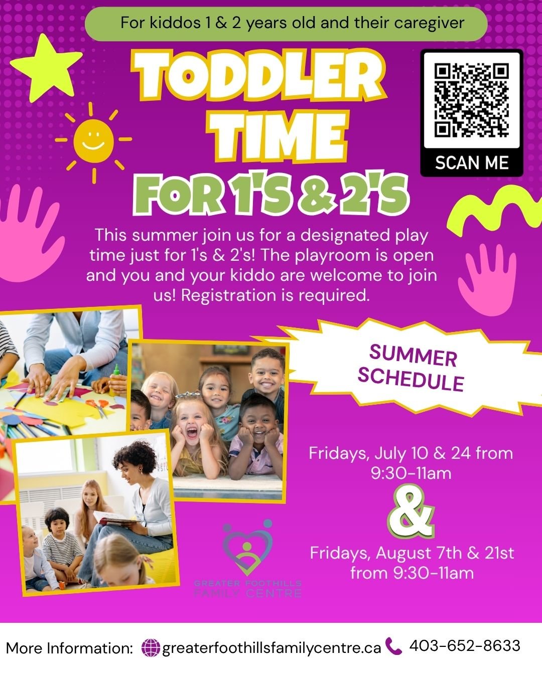 Toddler Time for 1's & 2's