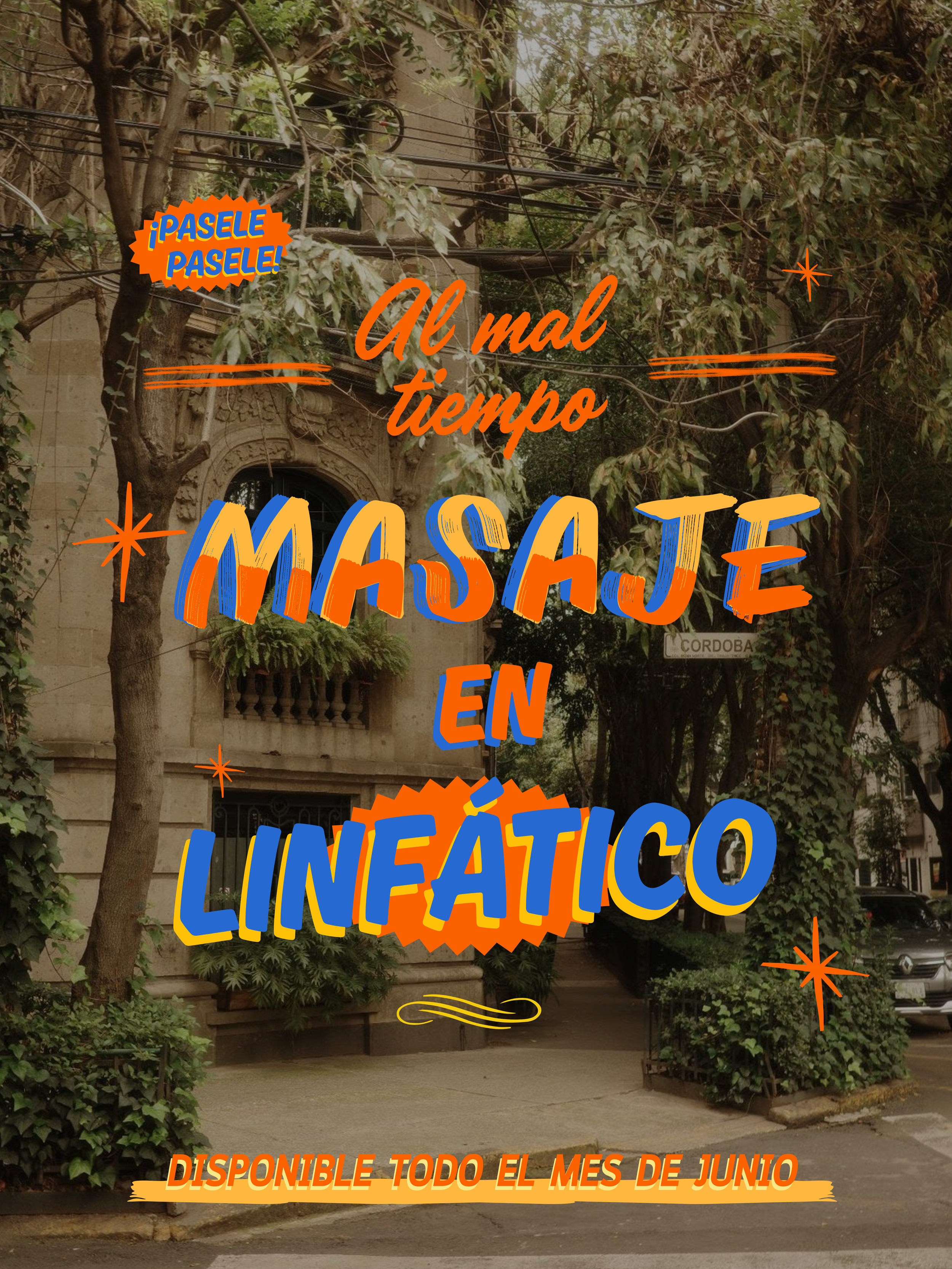 Póster Evento Deportivo Lucha Libre Mexicano Beige Azul.png