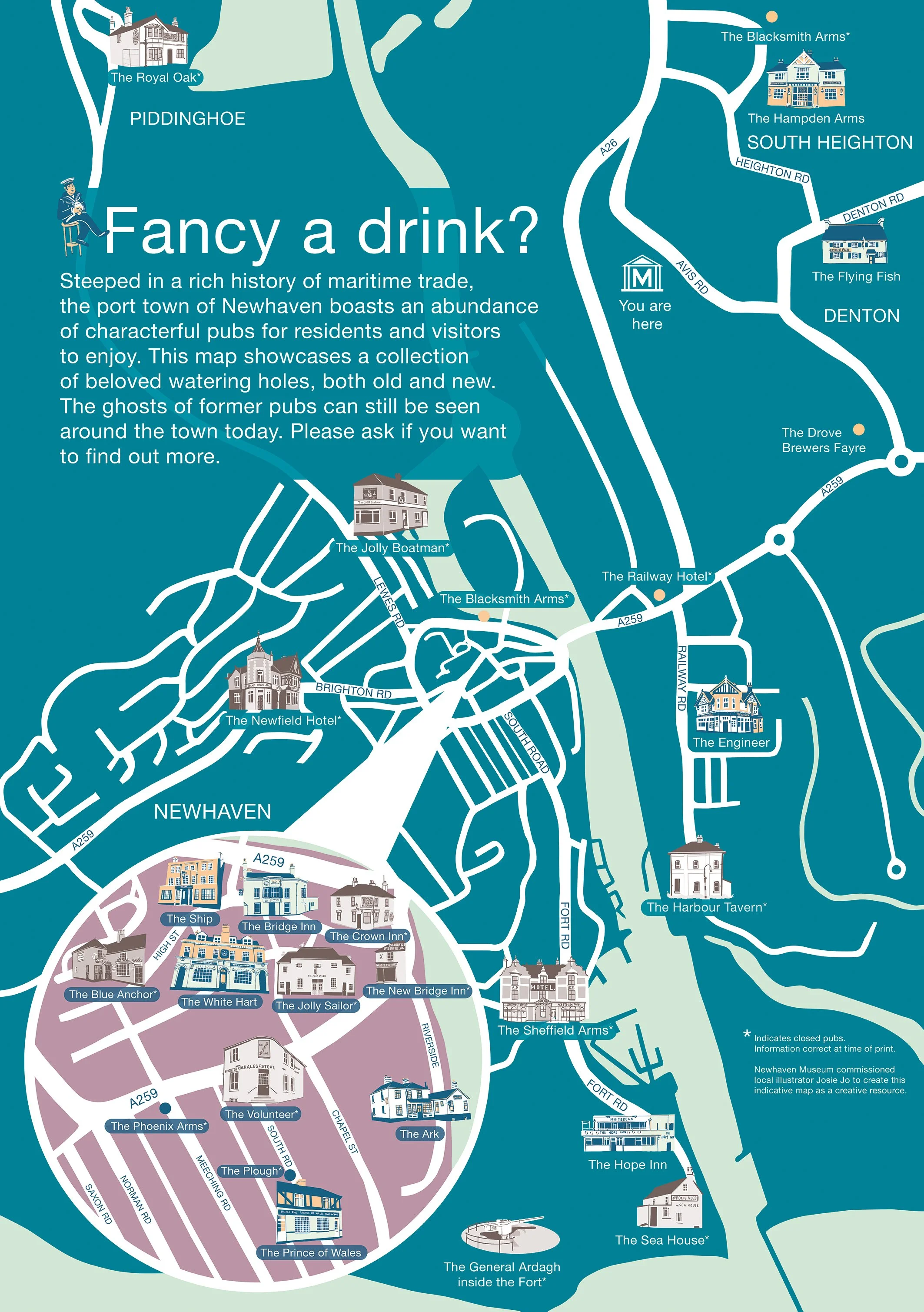 Newhaven Museum: Ghost pubs & pubs