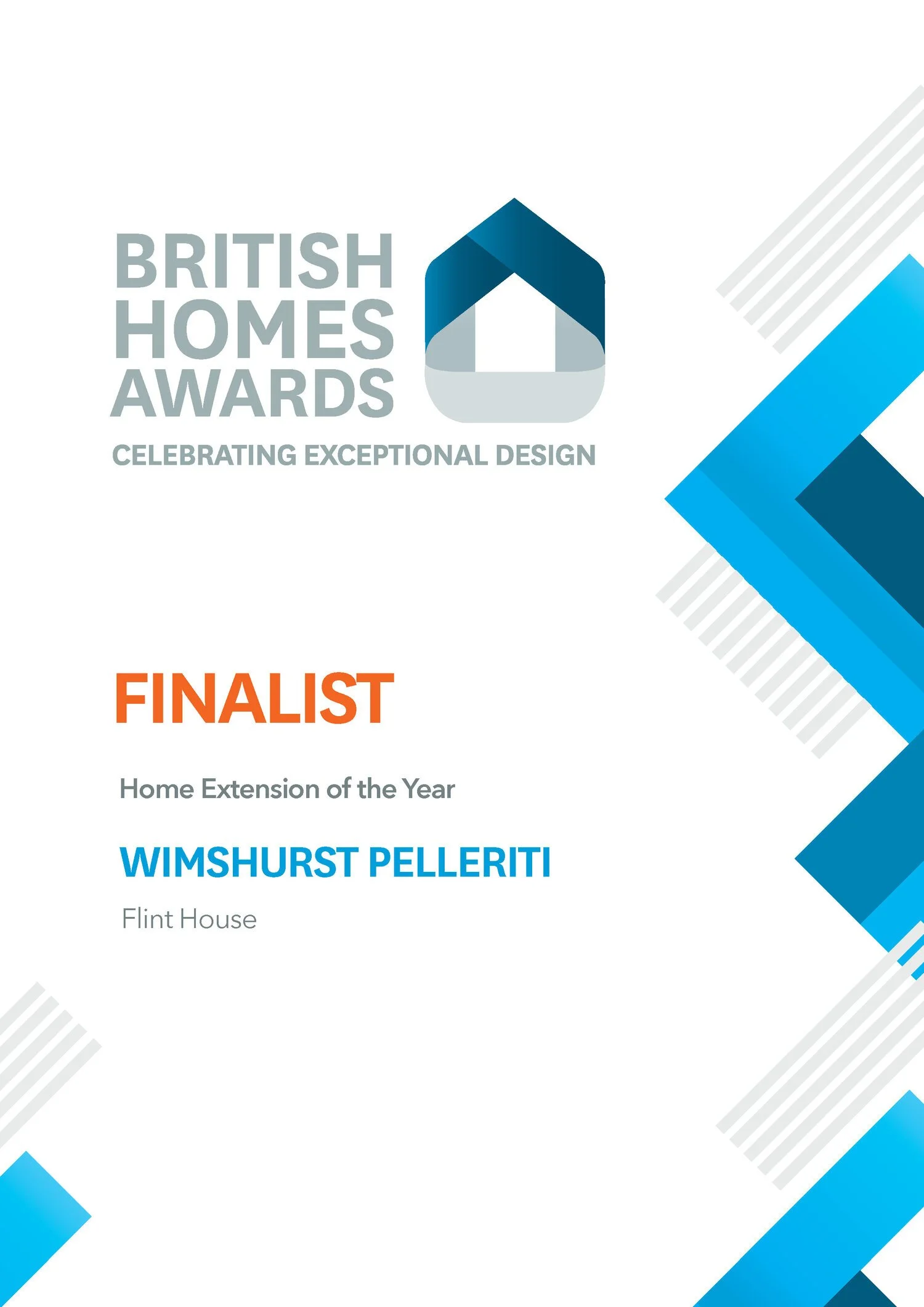 Flint House A Finalist In The British Homes Awards 2020