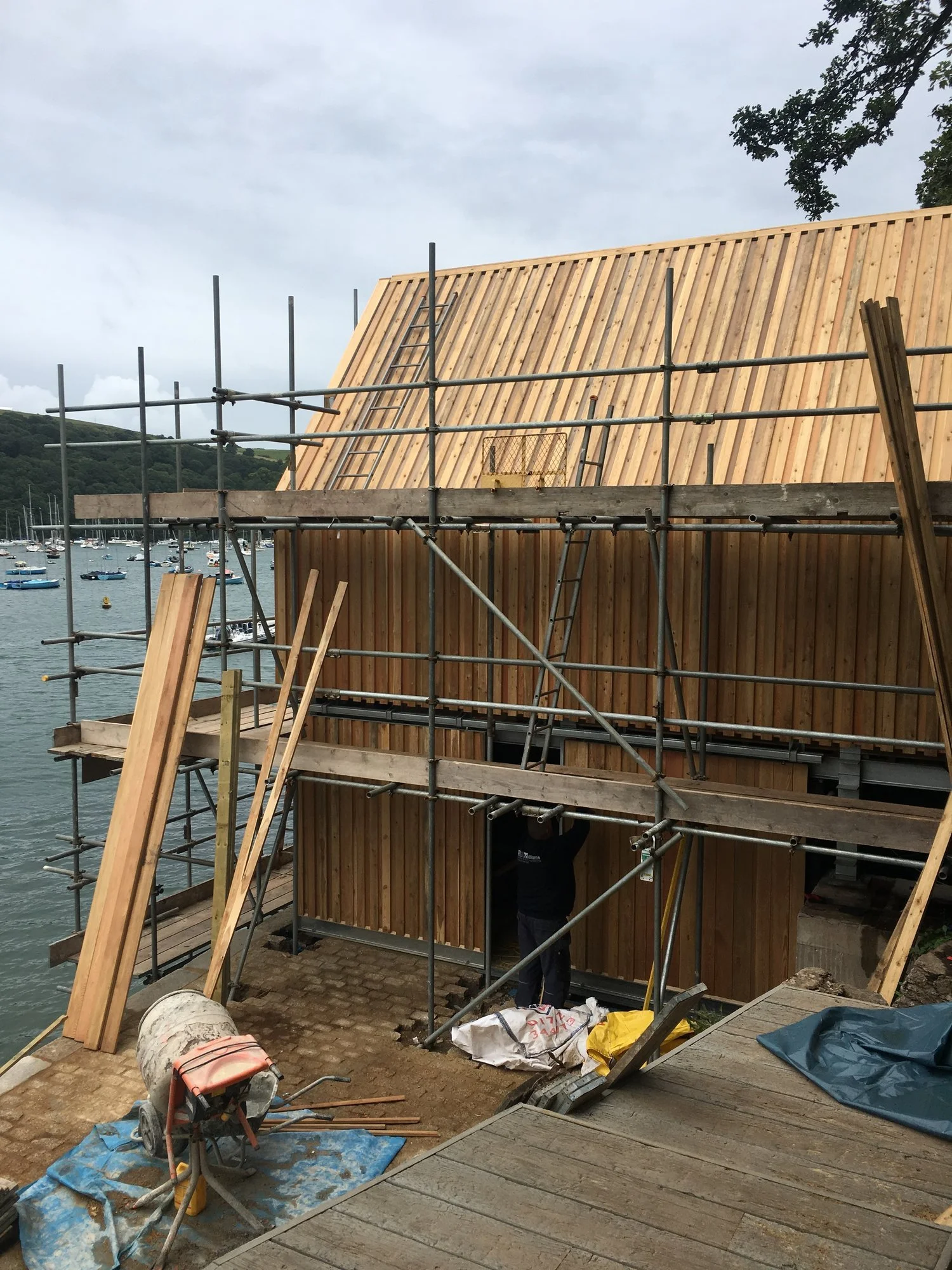 Devon Boat House - Site Progress