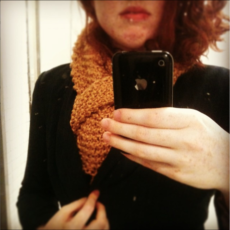My perfectly imperfect scarf