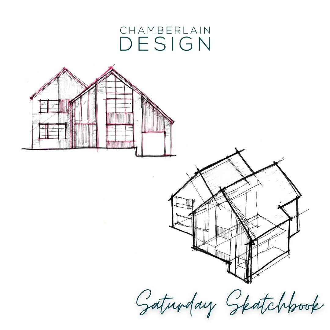 At Chamberlain Design we want to give you a taste of the early stages of a project.  So every Saturday we share a concept sketch of a project we've been working on.

#architect #architecturedesign #development #residential #planning #lovearchitecture
