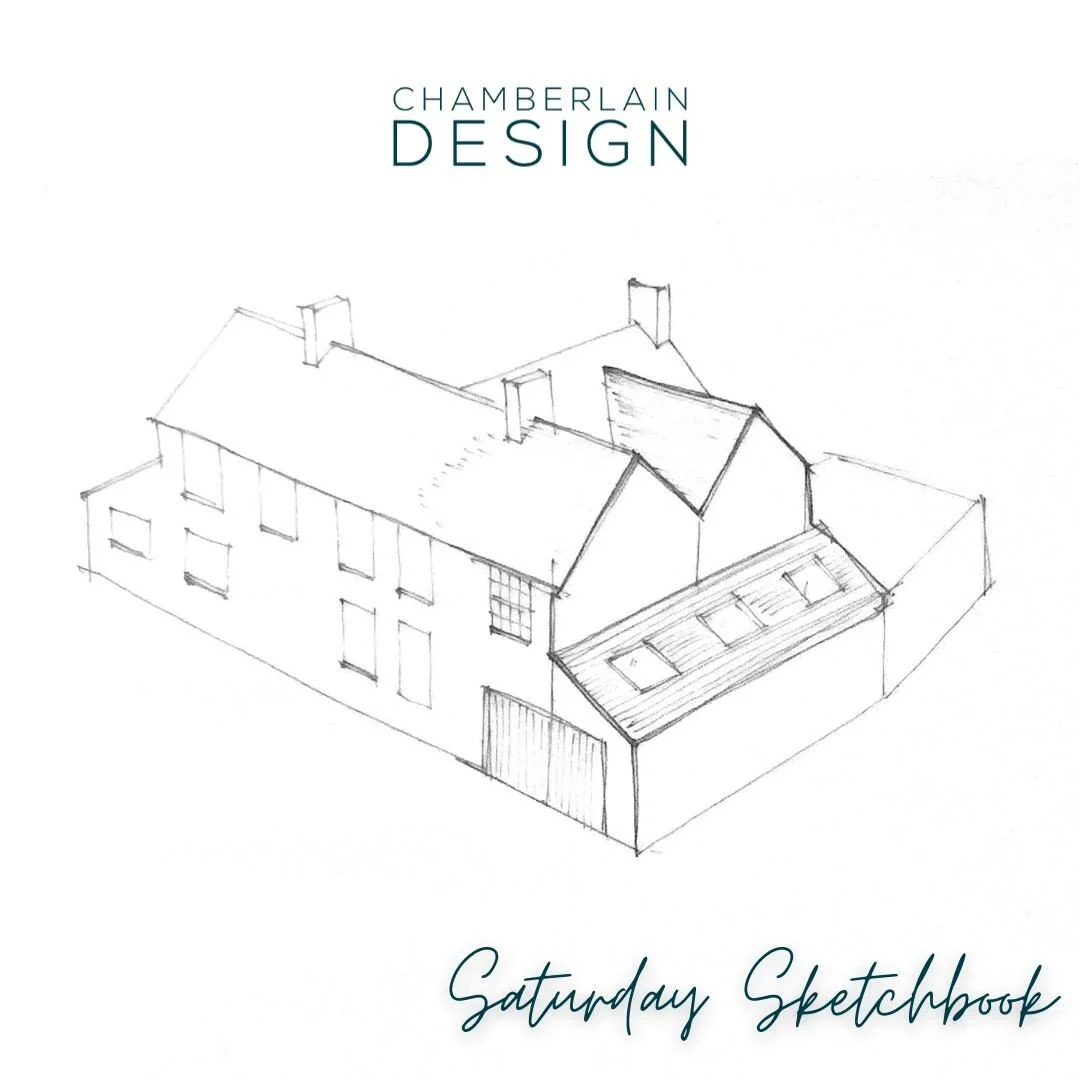 At Chamberlain Design we want to give you a taste of the early stages of a project.  So every Saturday we share a concept sketch of a project we've been working on.

#architect #architecturedesign #development #residential #planning #lovearchitecture