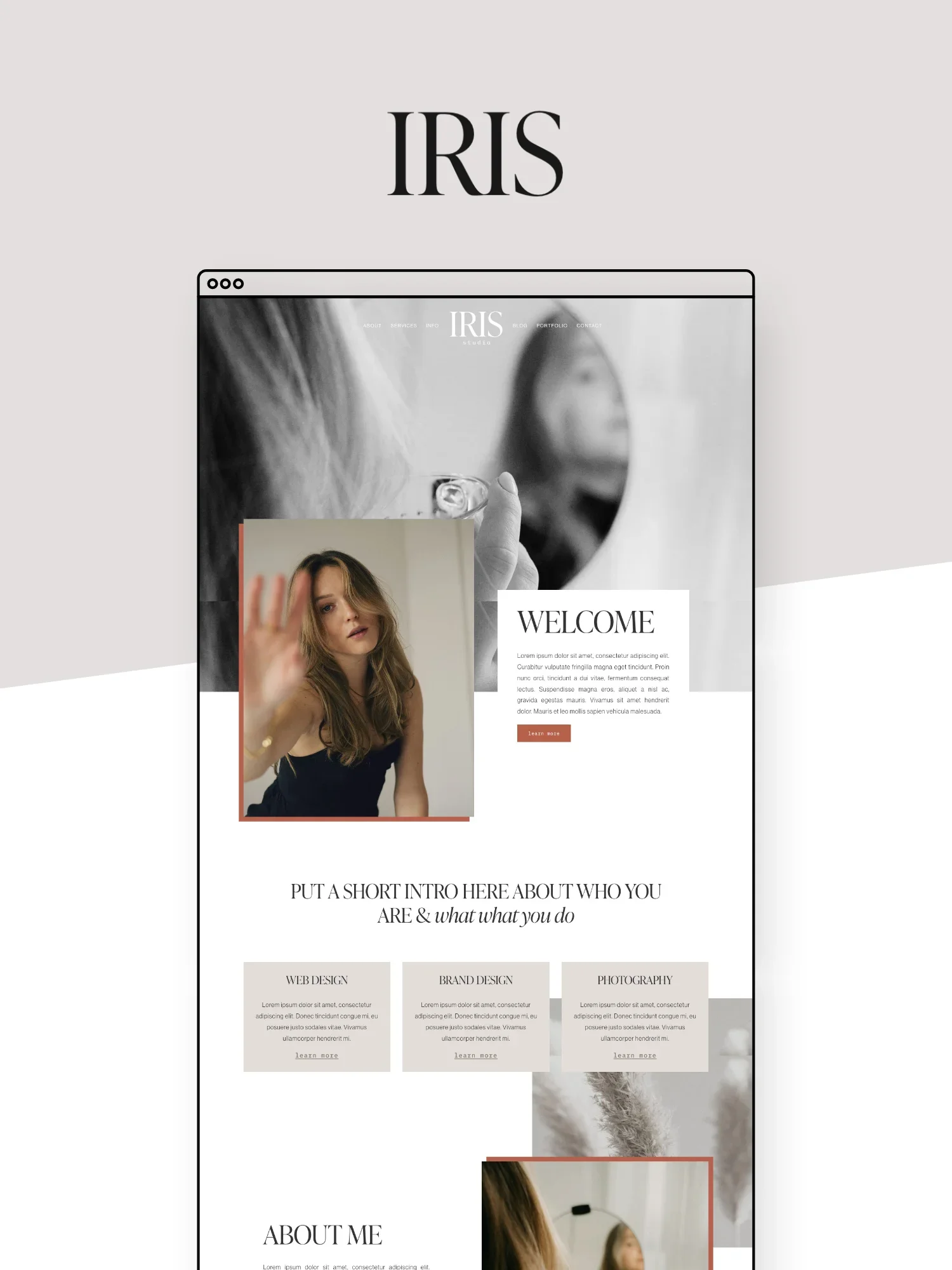 Iris Squarespace Template