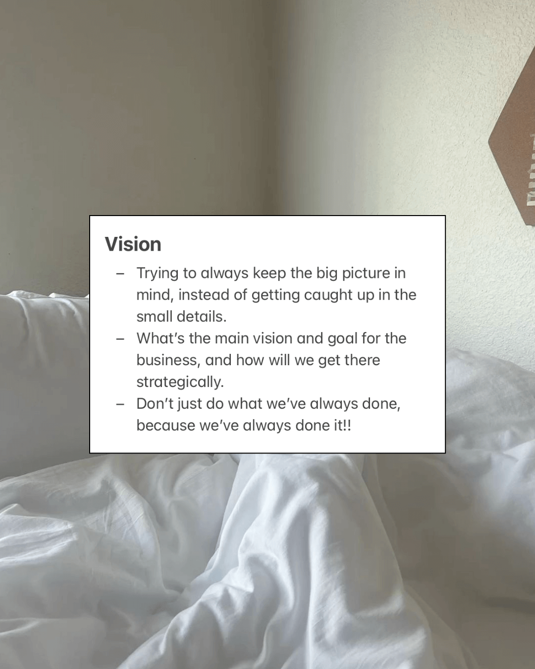 2025 Recap - 3 things we're working on - Vision