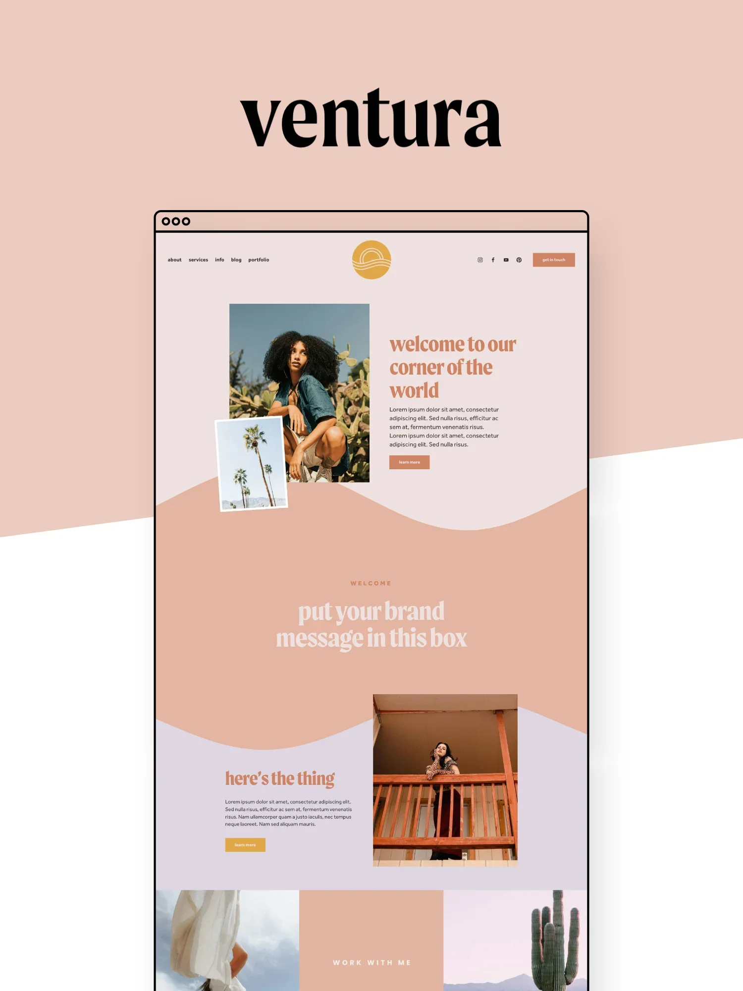 Ventura Squarespace Template