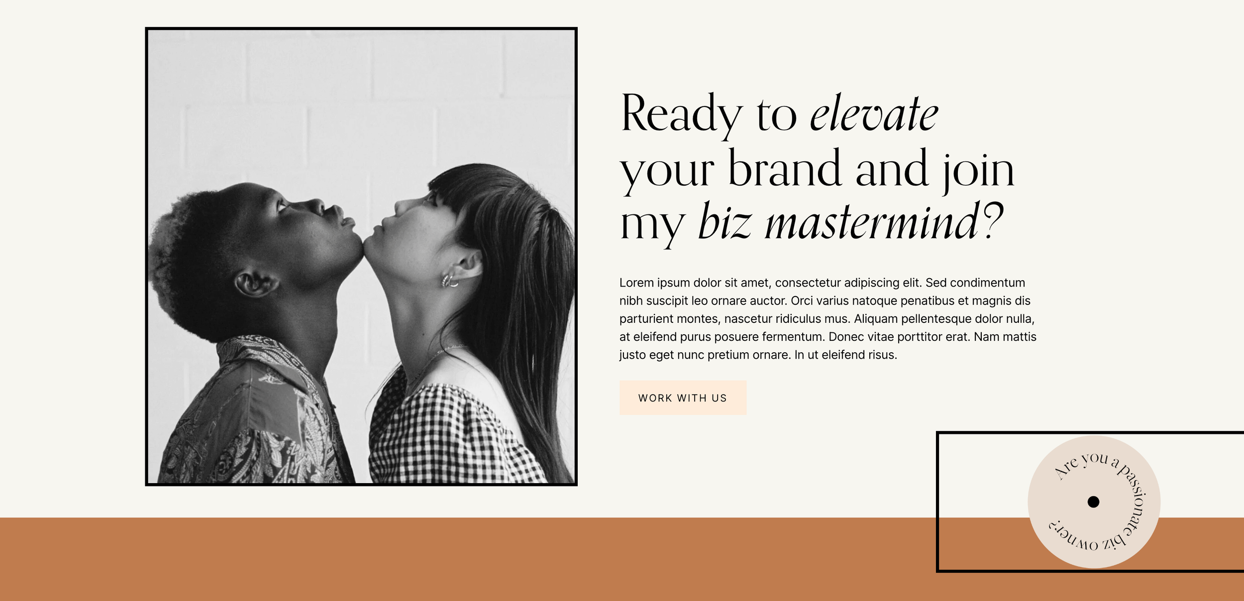 example of applying the border CSS code to all images in Squarespace