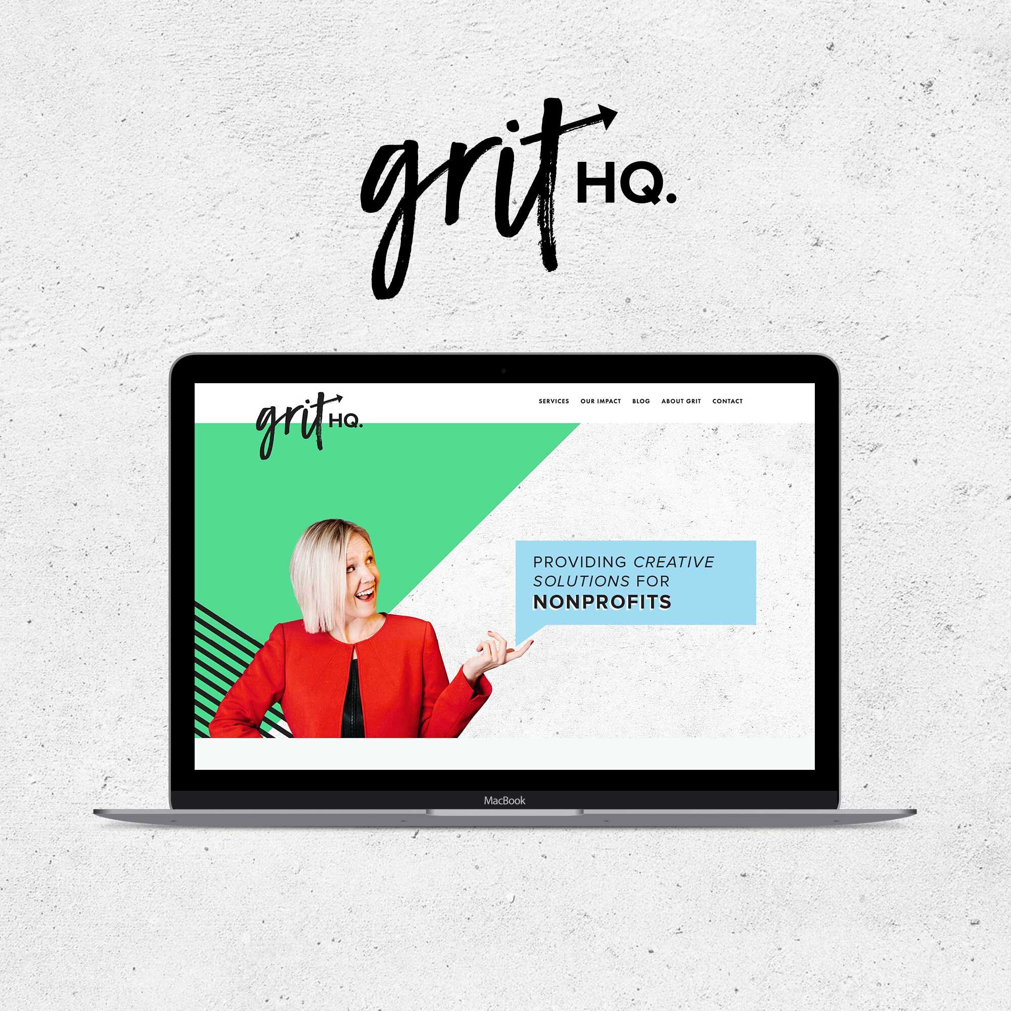 Grit HQ: Brand and Squarespace Website Design