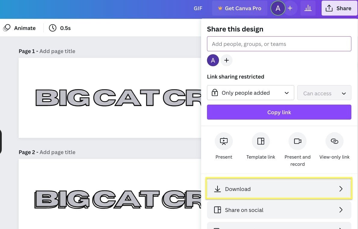 How to Create a GIF for Instagram Using Canva - Learn with SBZ