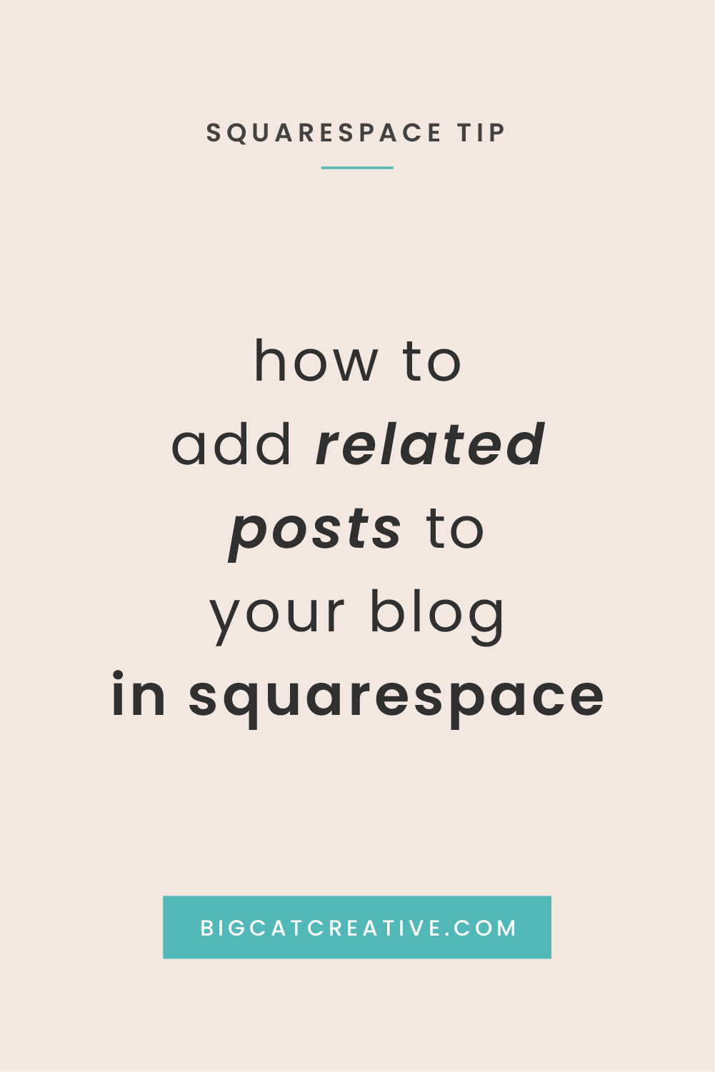 How to add related posts to your blog posts in Squarespace — Big Cat ...