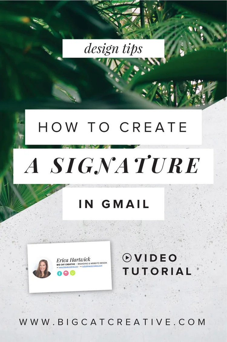 CREATE A GMAIL SIGNATURE visual data 8