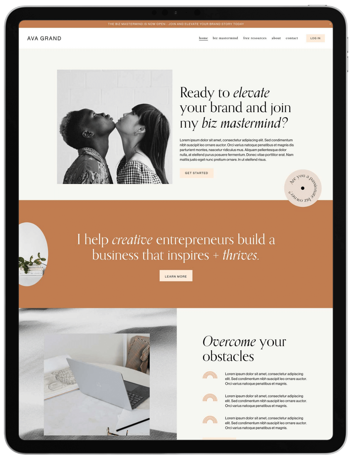 Ava Grand Squarespace Template - iPad.png