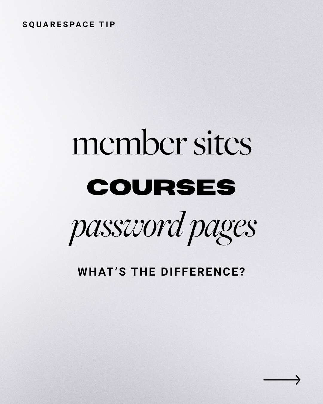 Which one is right for you? 🤔 

With the recent release of Squarespace Courses making waves in the online course world, hosting your course directly on your website is easier than ever! 

But depending on your course content, budget, and needs, it's