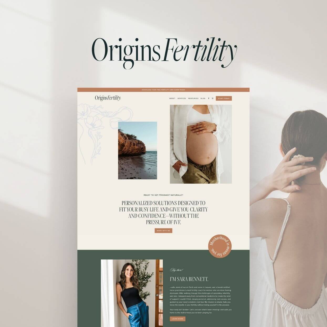 Template Full Style Showcase: A Brand New Chapter for Origins Fertility
