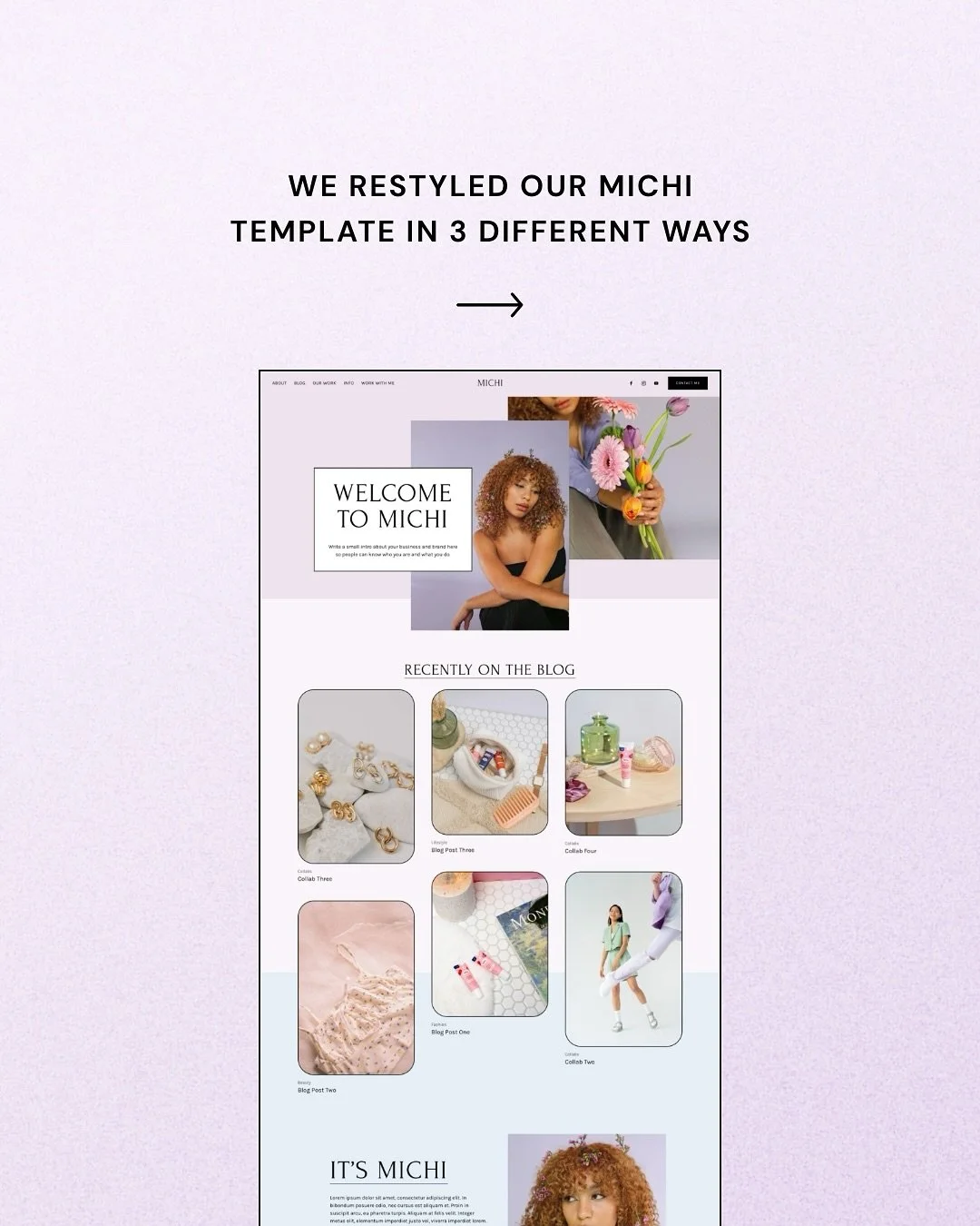 Let us know which is your fav 🤩

The end results for these three transformations are so different, but they all started with our Michi template! 

And it really doesn&rsquo;t take much to totally customize the vibe of our templates... just swapping 